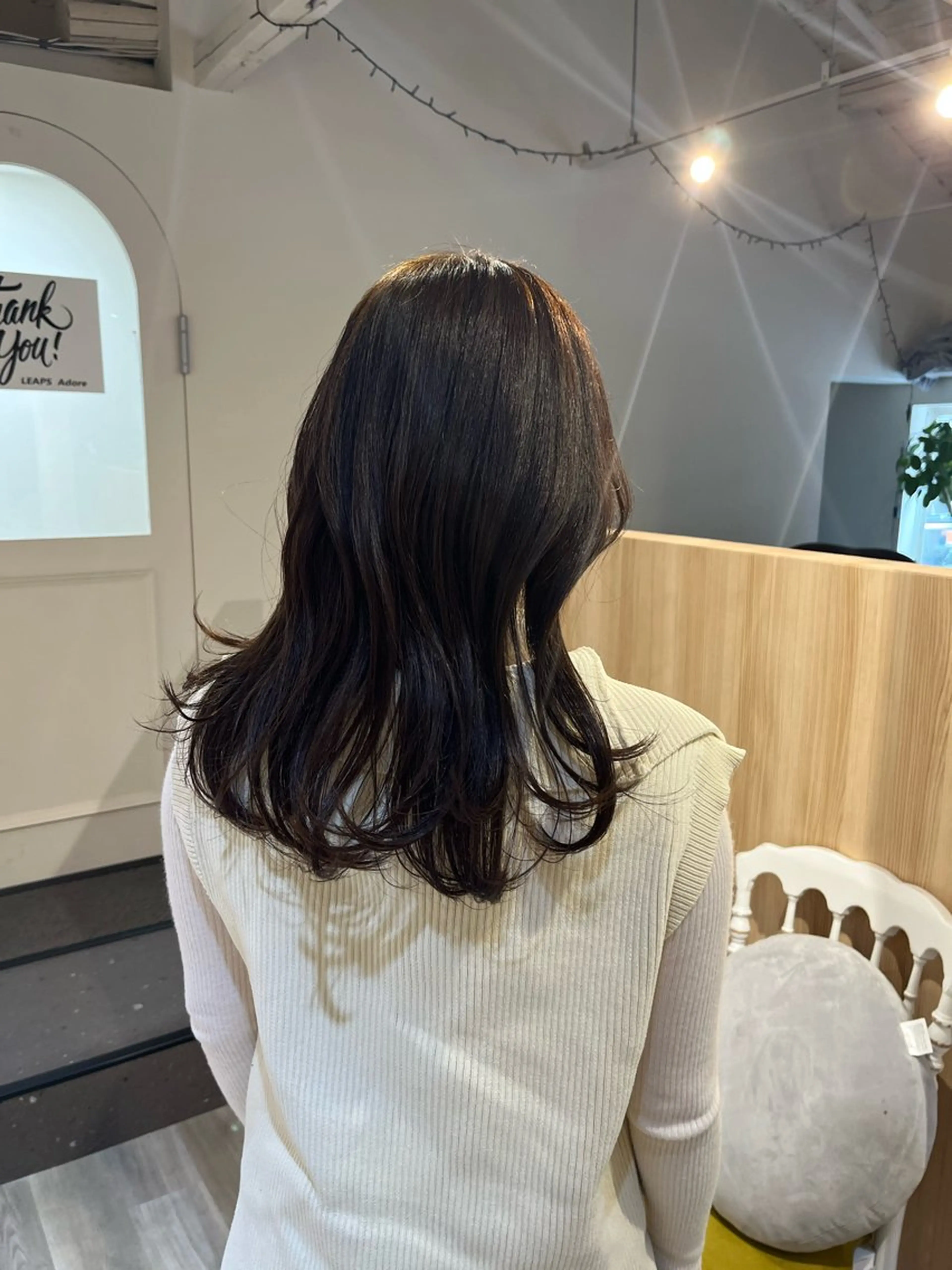 セミロング カラー ベージュカラー good nine所属・YUUMI /堀江美容室のヘアスタイル