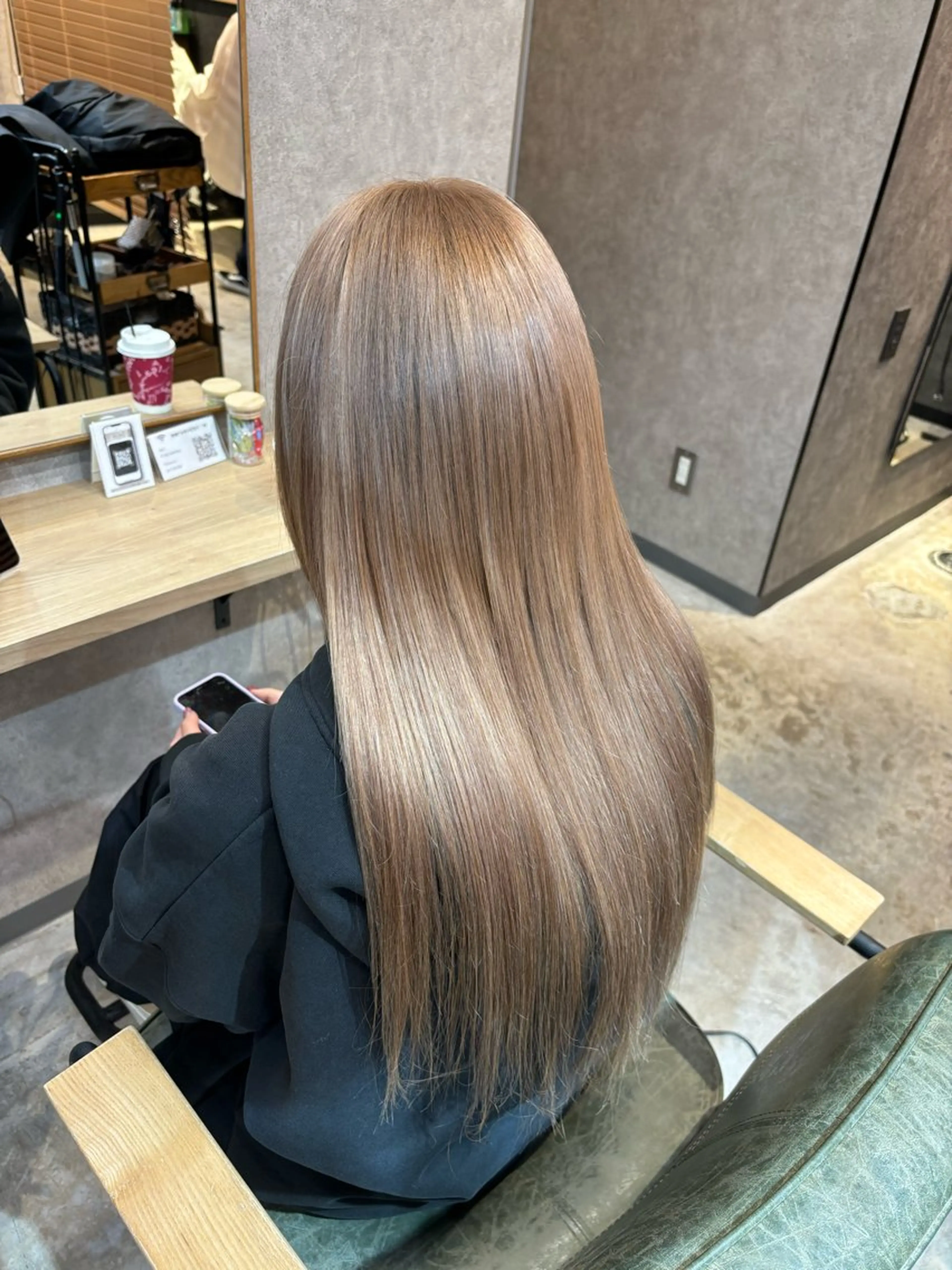 ロング プルエクステ エクステ ロング ヘアカラー 柏プルエクNo.1 🔆/松坂大輝のヘアスタイル