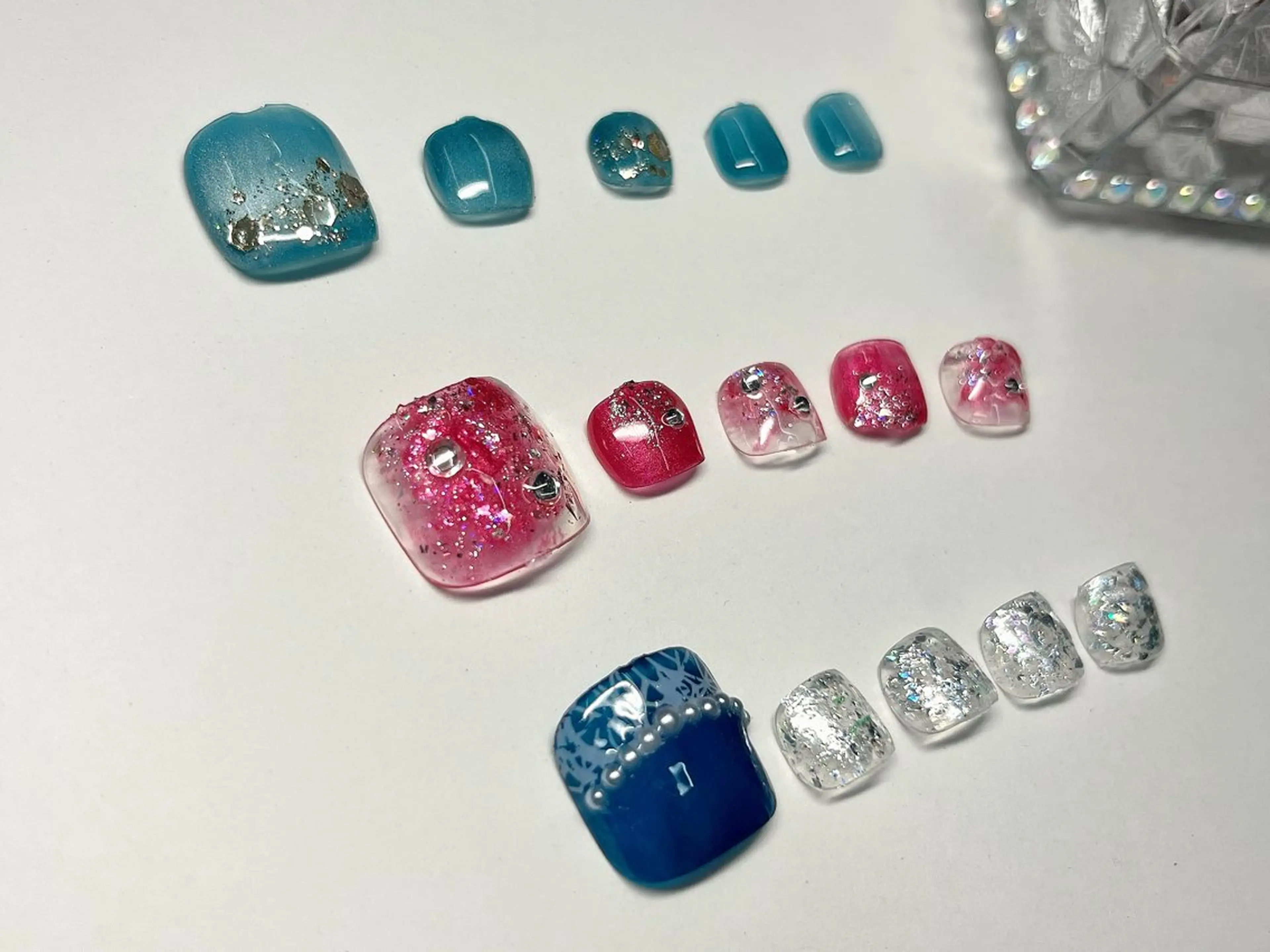 ネイル フットネイル Nail ecxia ／Reikaのネイルデザイン