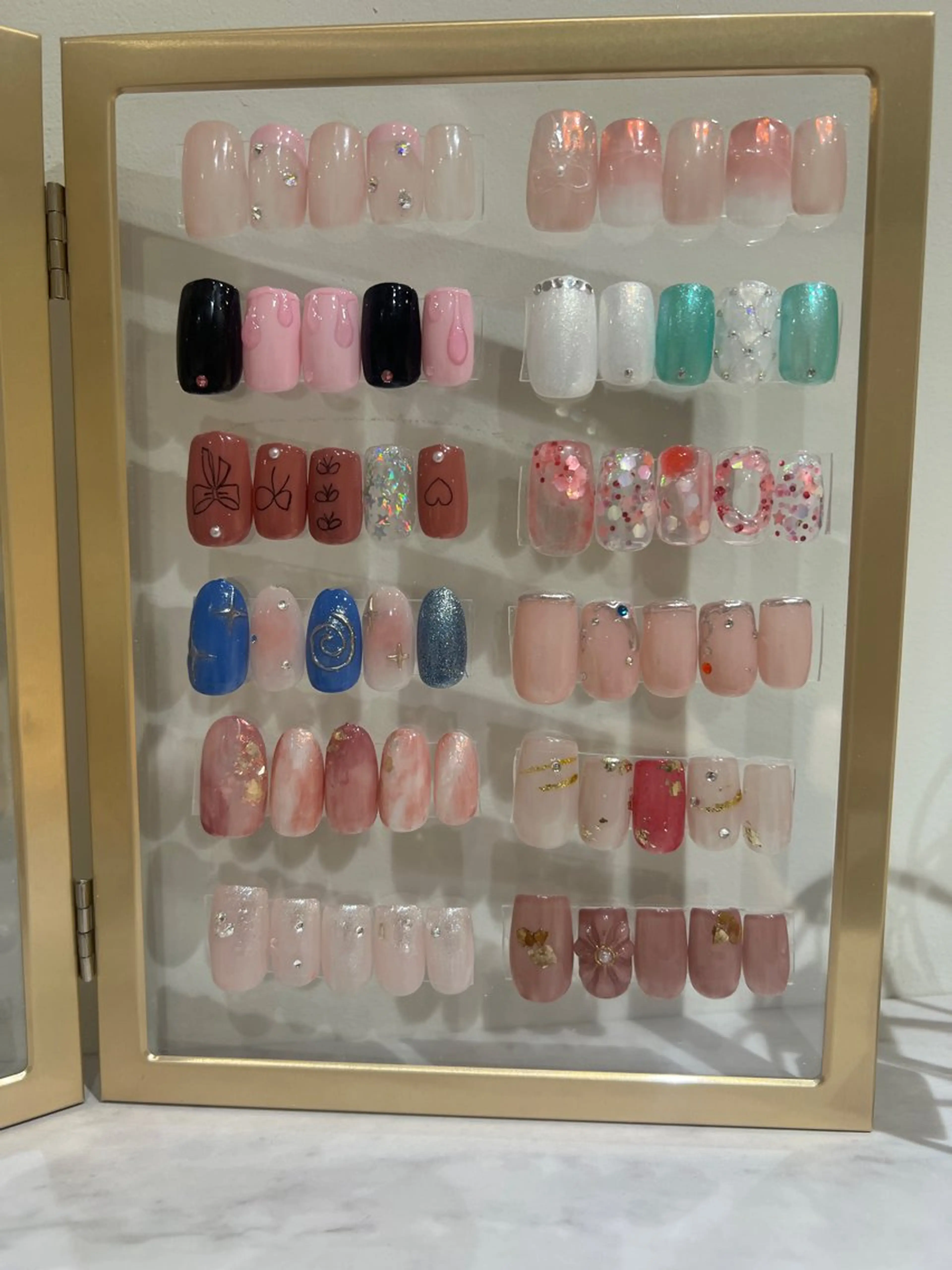 ネイル ピンク シンプルネイル m🫧 ibelu京橋店のネイルデザイン