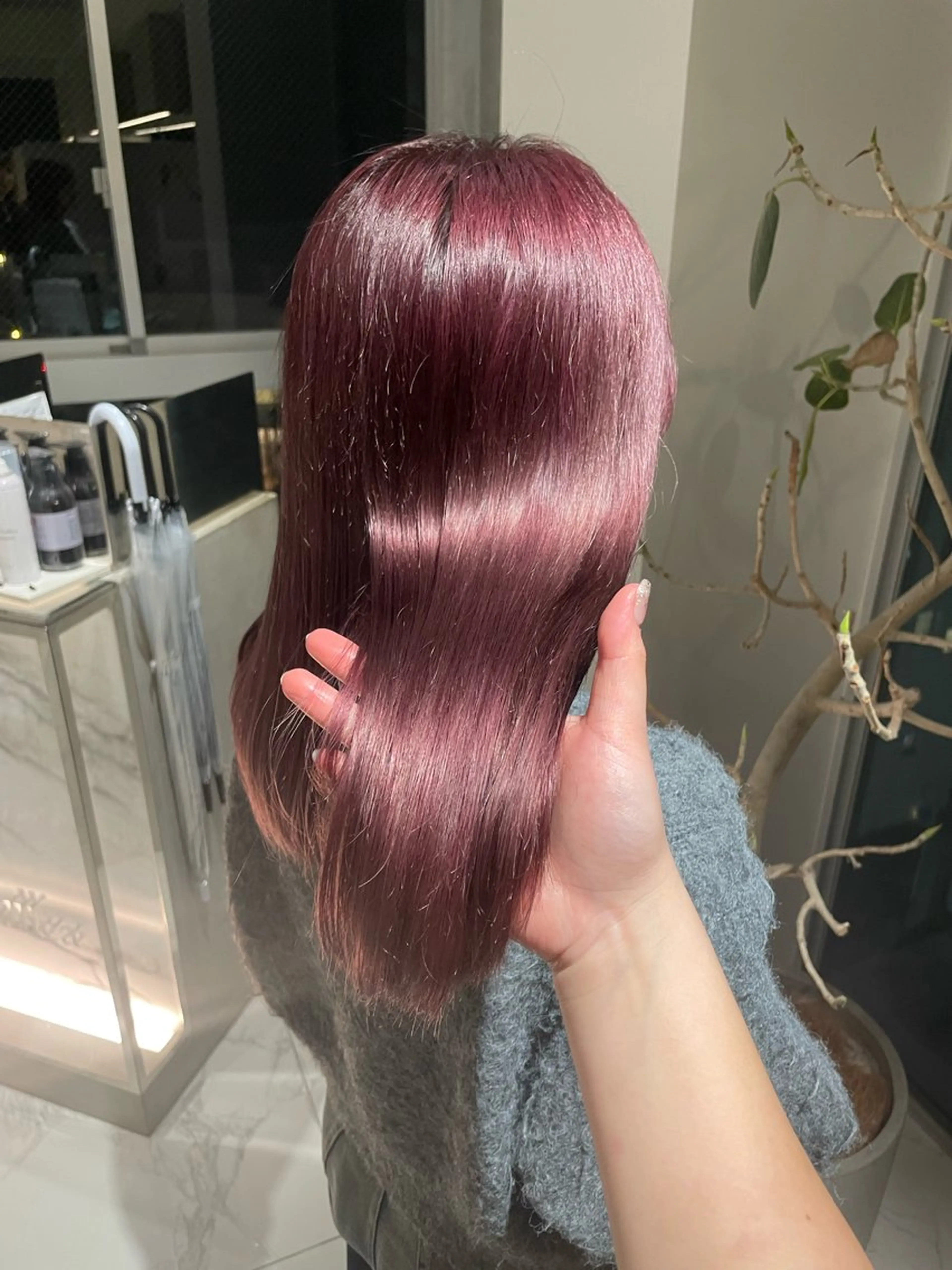 セミロング ショート⌇艶カラー ⌇ RIN🌙のヘアスタイル