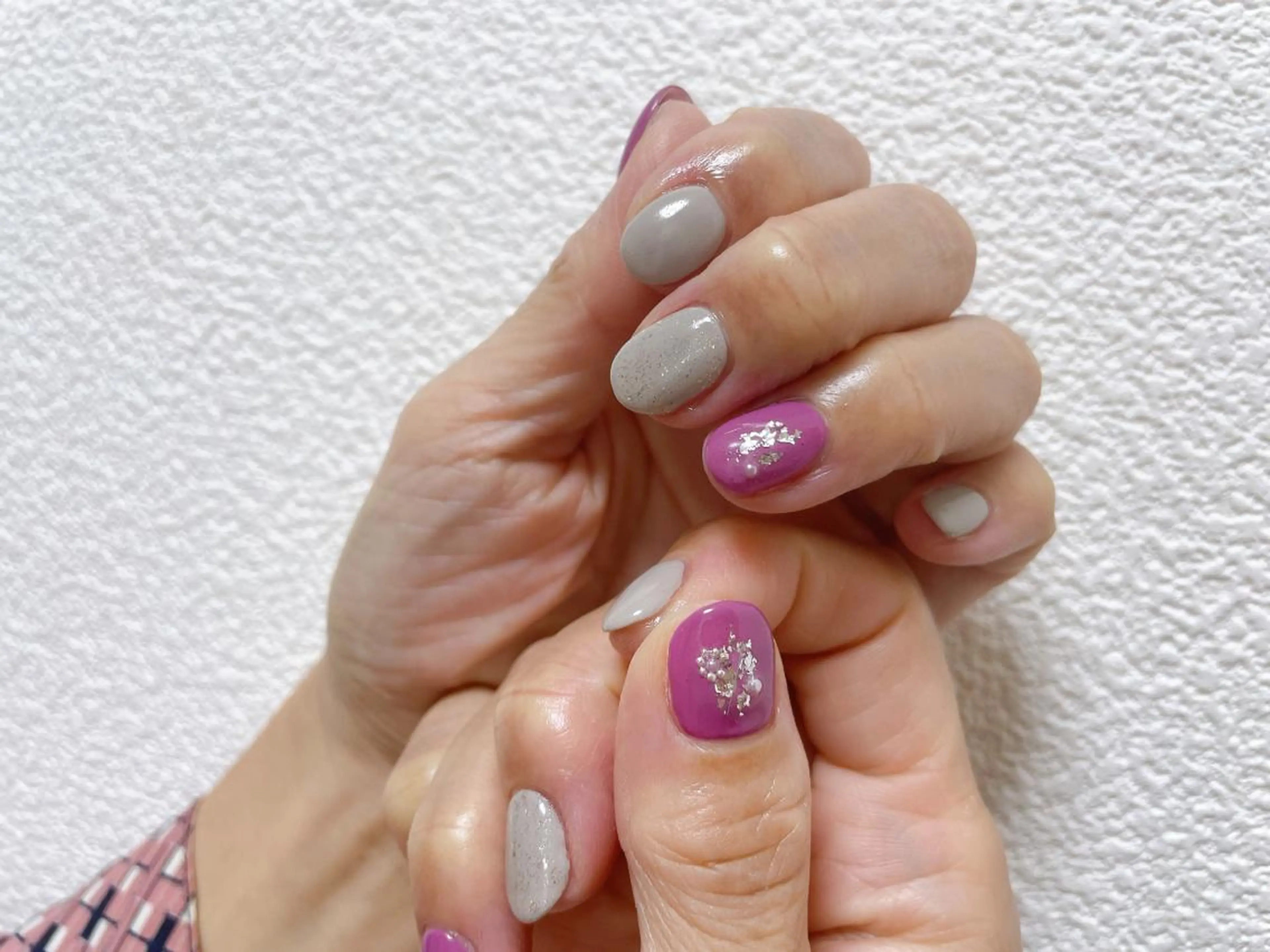 ネイル オーロラネイル フラワーネイル フットネイル フレンチネイル ジェルネイル ハンドネイル kikinail 溝の口のネイルデザイン