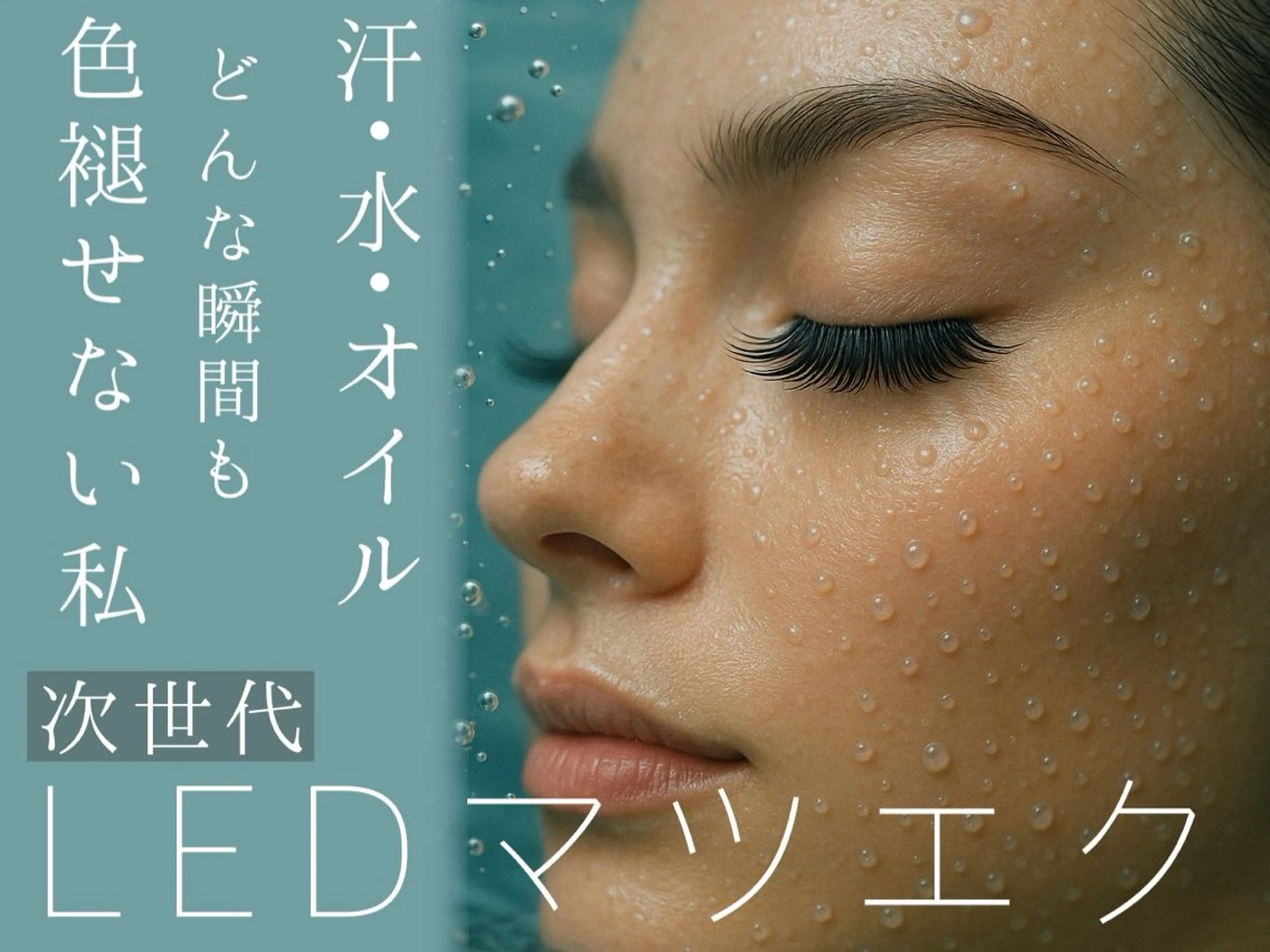 新規‼️【練習モデルクーポン】汗、水に強い🔥LEDマツエクフラット80~100本➕高級コーティング仕上げの写真