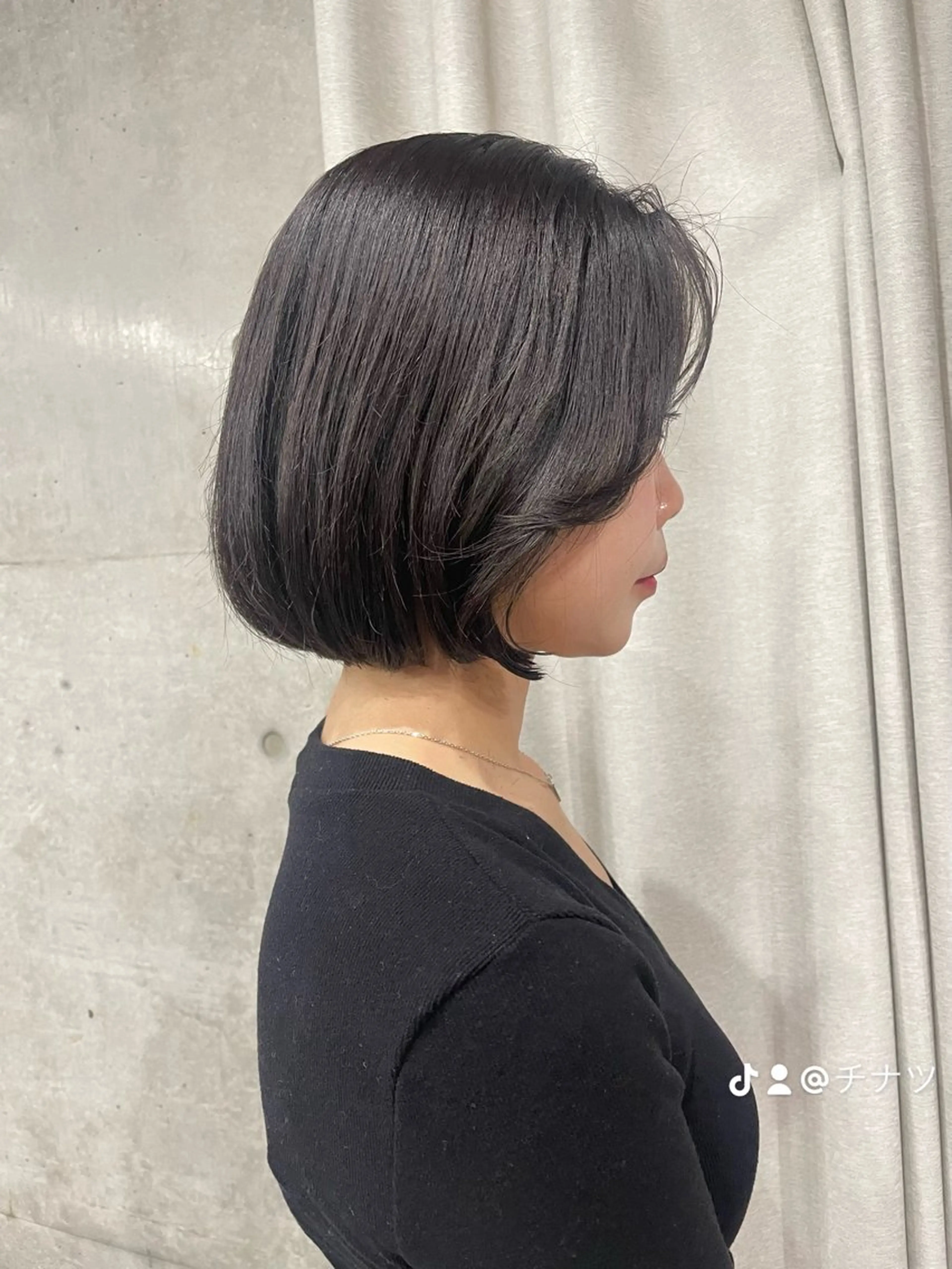 ミディアム カラー カット ヘアカラー トリートメント 表参道🌿赤み消し カラー/チナツのヘアスタイル