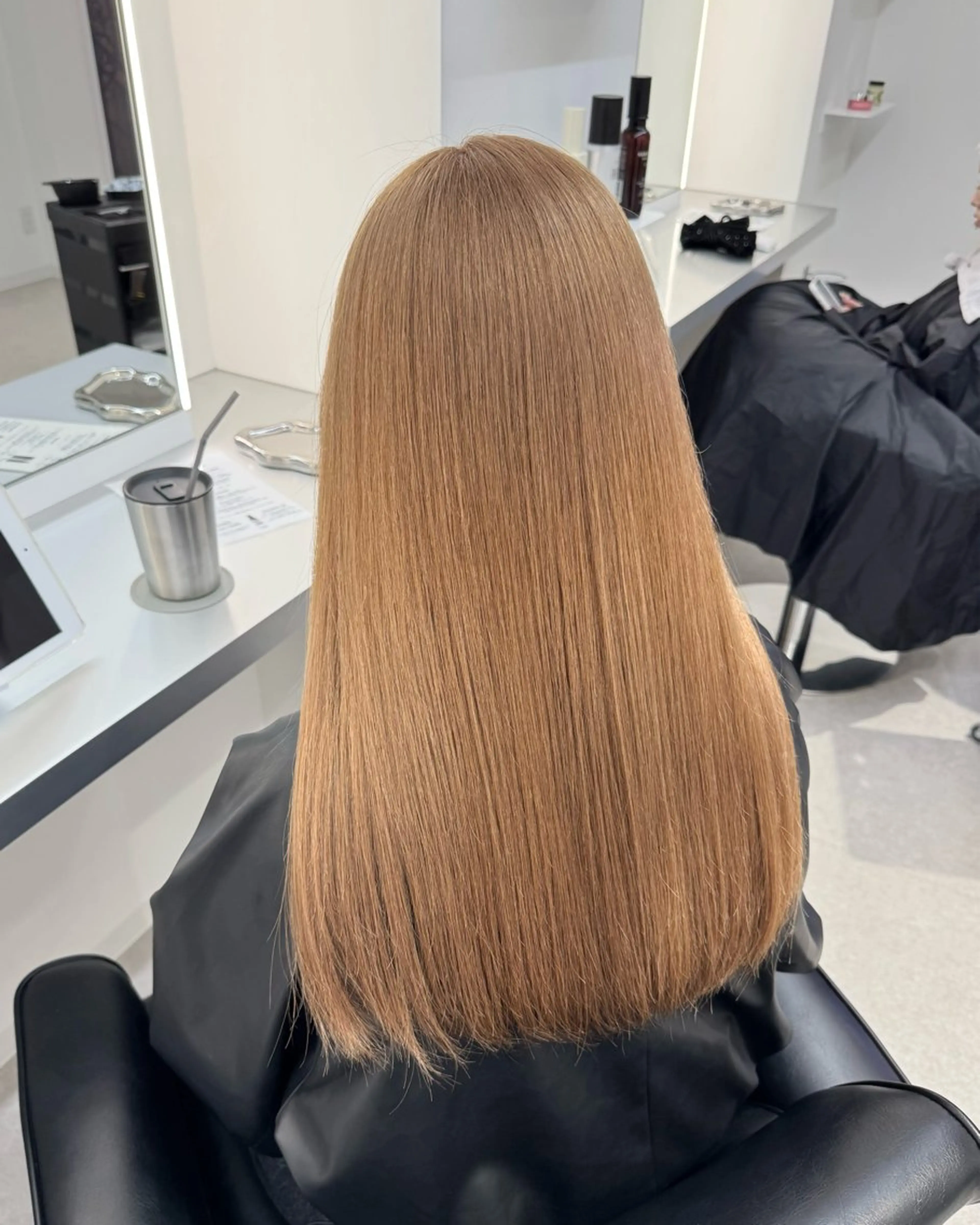 ロング カラー ヘアカラー トリートメント ブリーチ/艶カラー 💎koharu💎のヘアスタイル