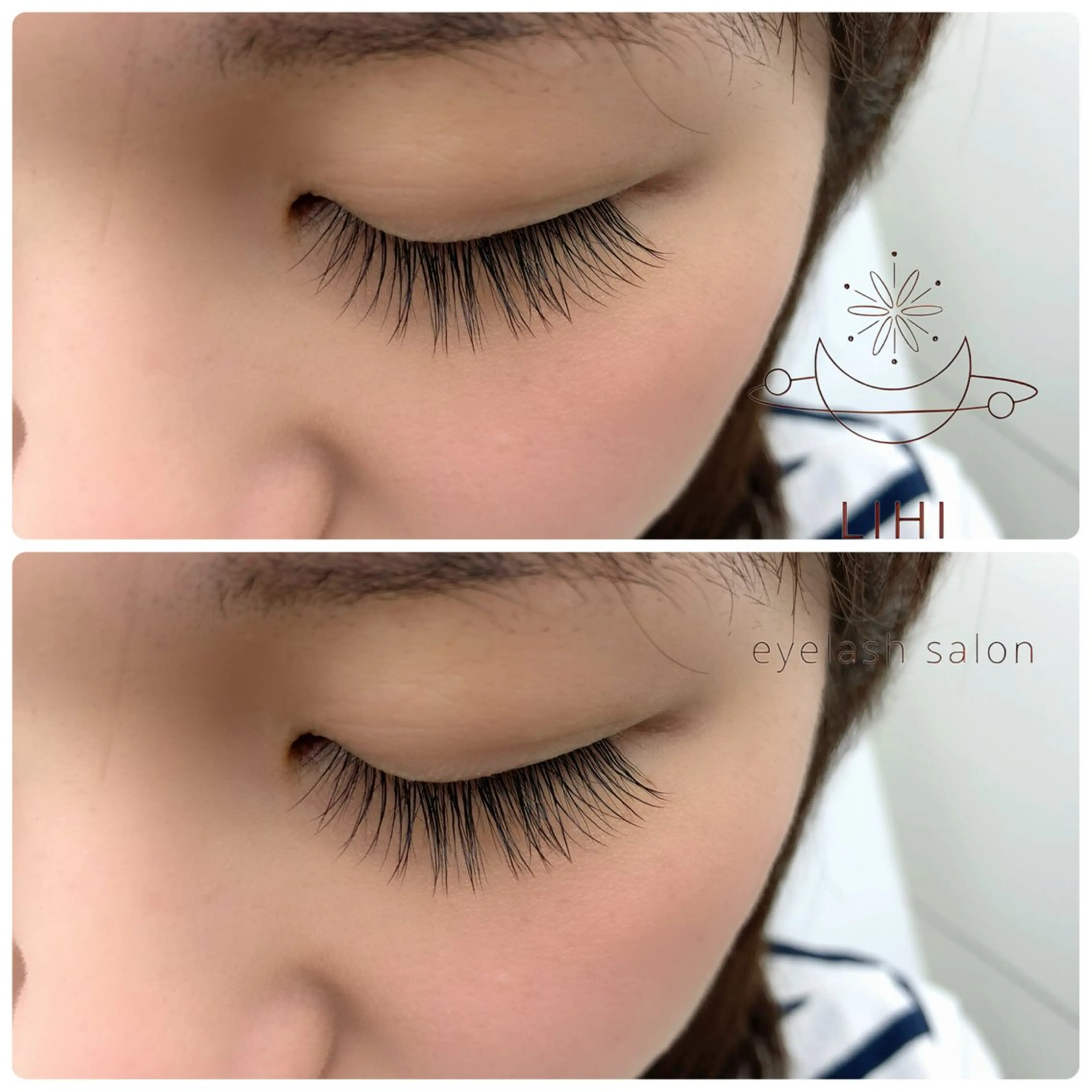 マツエク・マツパ フラットラッシュ LIHI☽ YanoMikiのマツエク・マツパデザイン