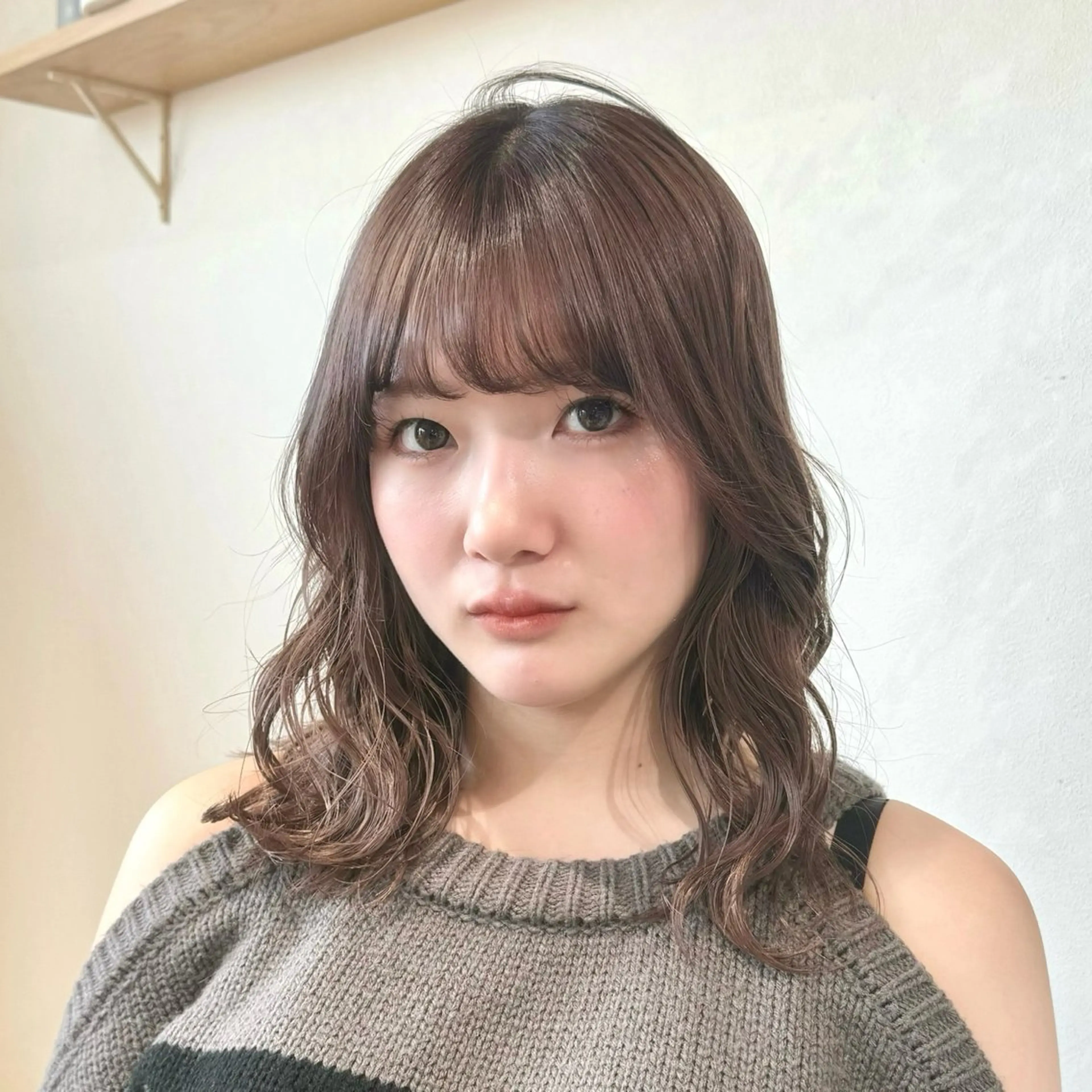 セミロング カラー カット ヘアカラー トリートメント モテhair♡.* マツエク/さくら🍨のマツエク・マツパデザイン