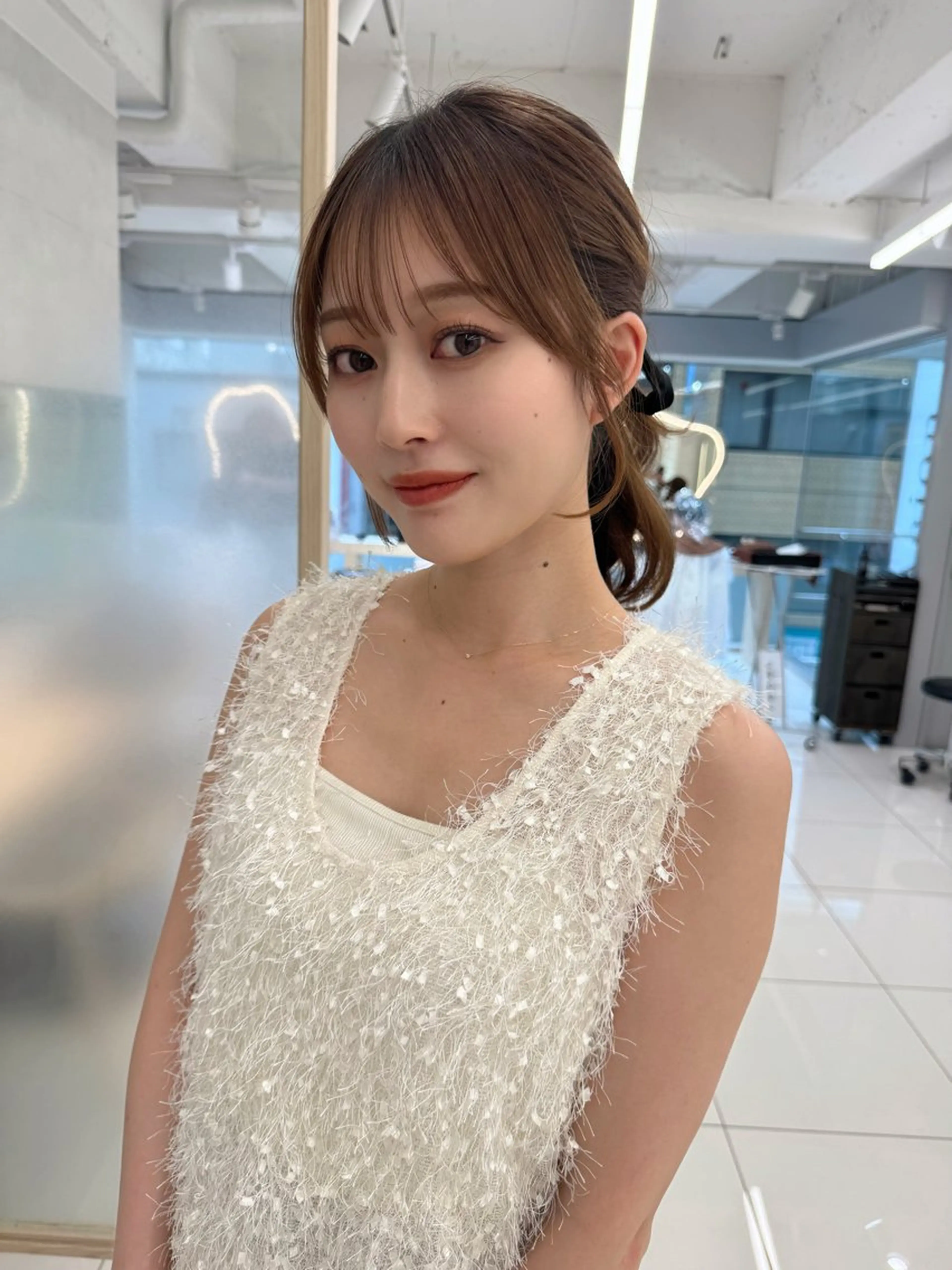 ミディアム 顔周り🇰🇷韓国 レイヤー/いづみ💞のヘアスタイル