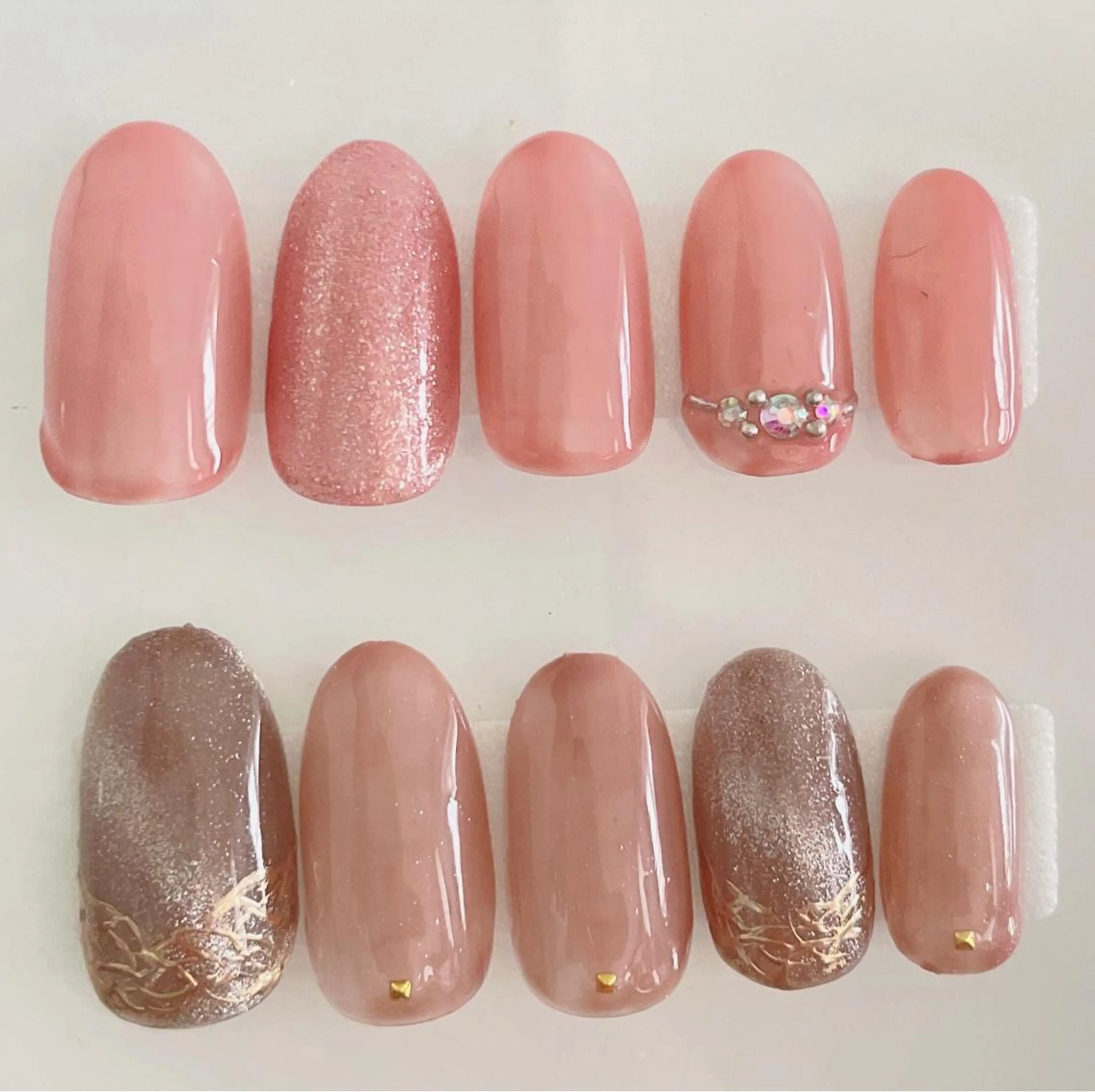 ネイル マグネットネイル ミラーネイル Nail salon Ariettyのネイルデザイン