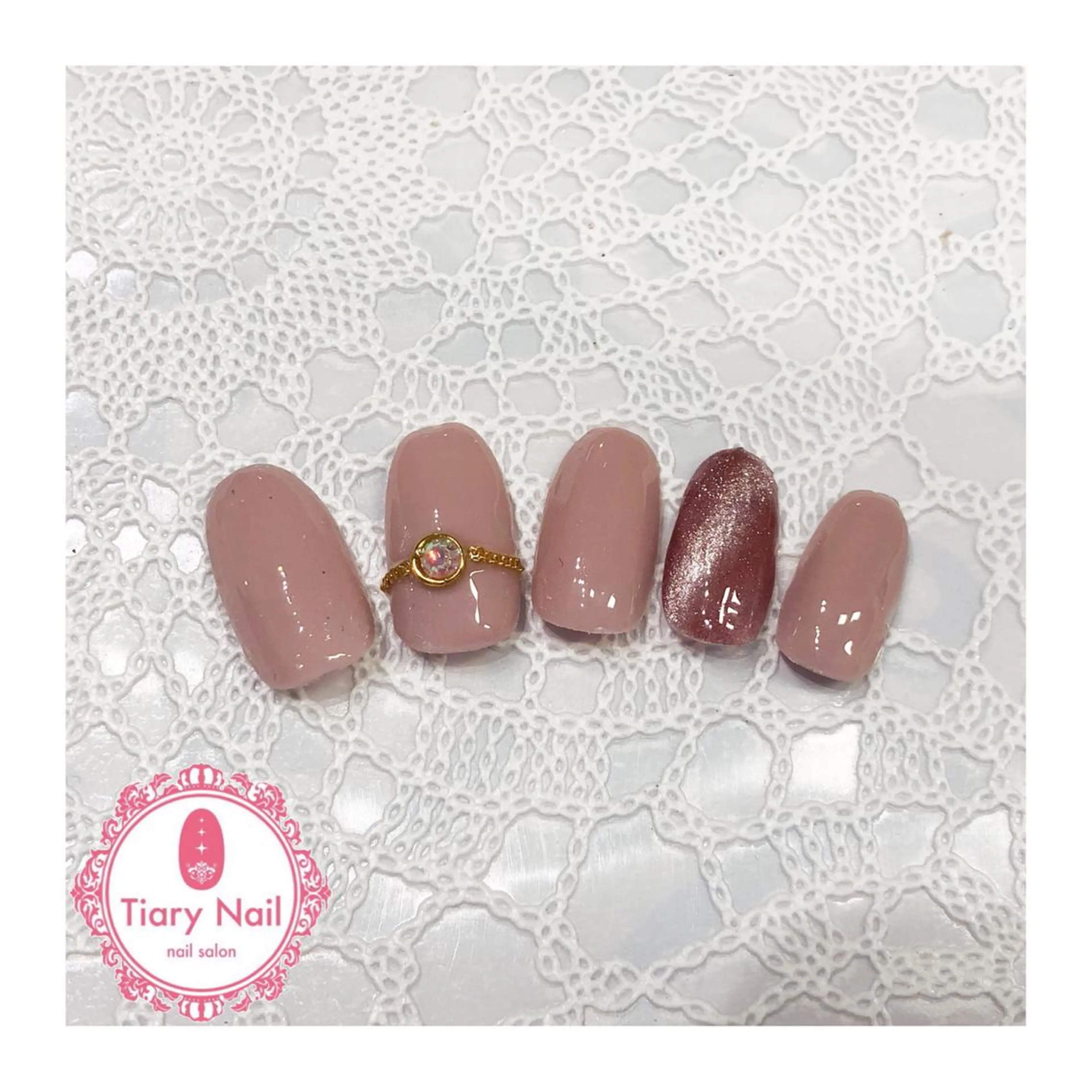 ネイル tiarynail K K🐼のネイルデザイン