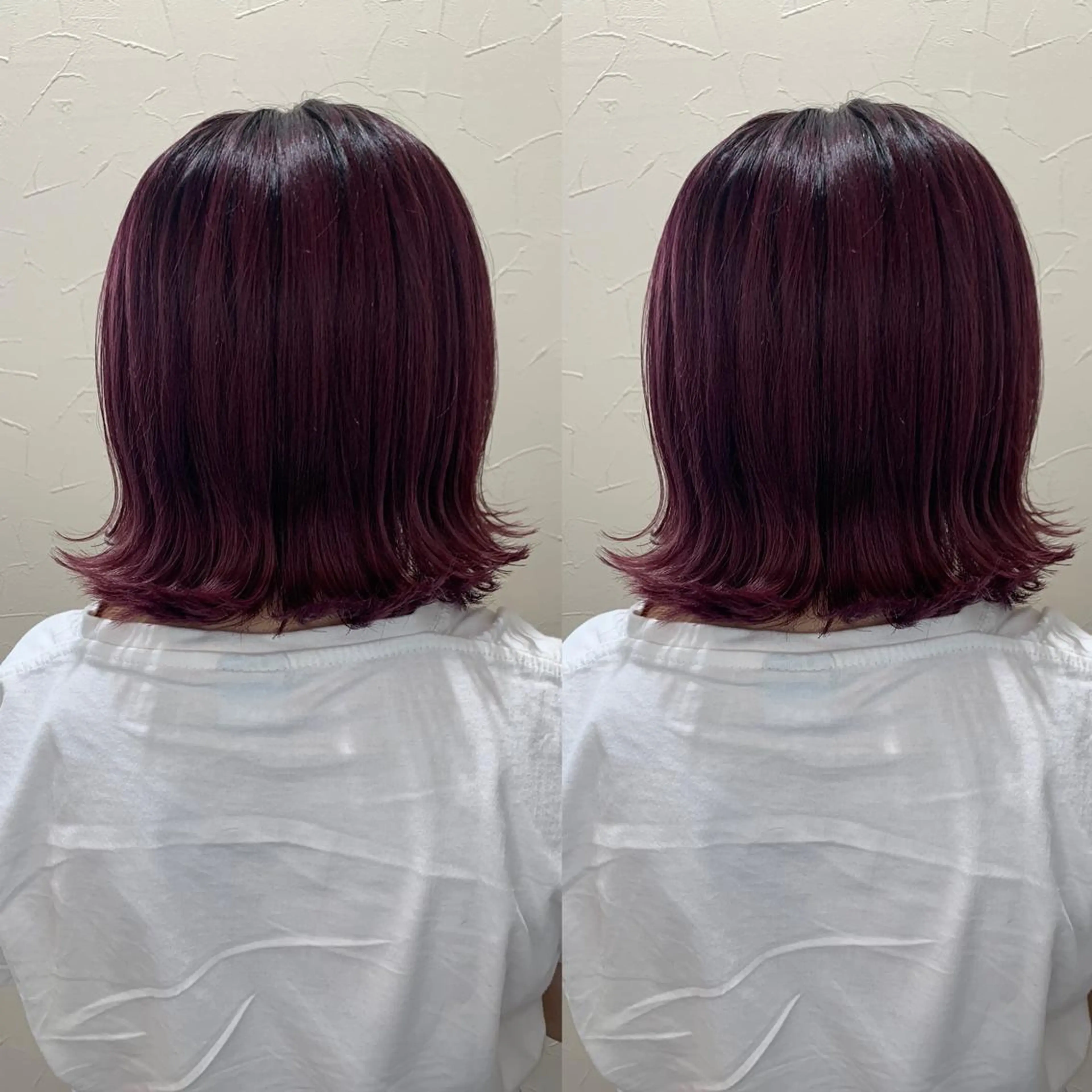 ミディアム ボブ 外ハネヘア ヘアカラー トリートメント お悩み、似合わせ提案 将真のヘアスタイル