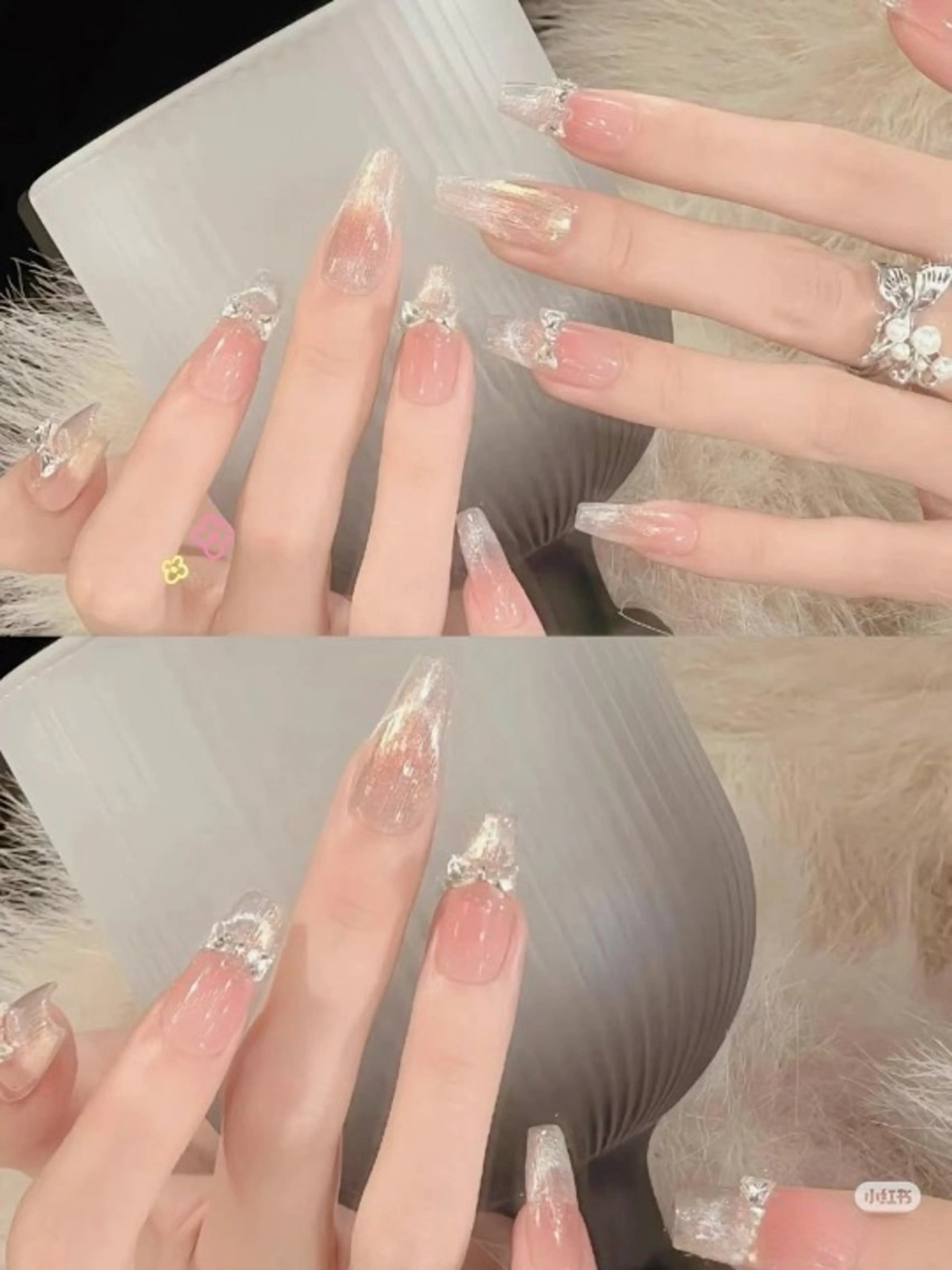 カラー グラデーションカラー ピンクカラー ハンドネイル AIN Nailのネイルデザイン