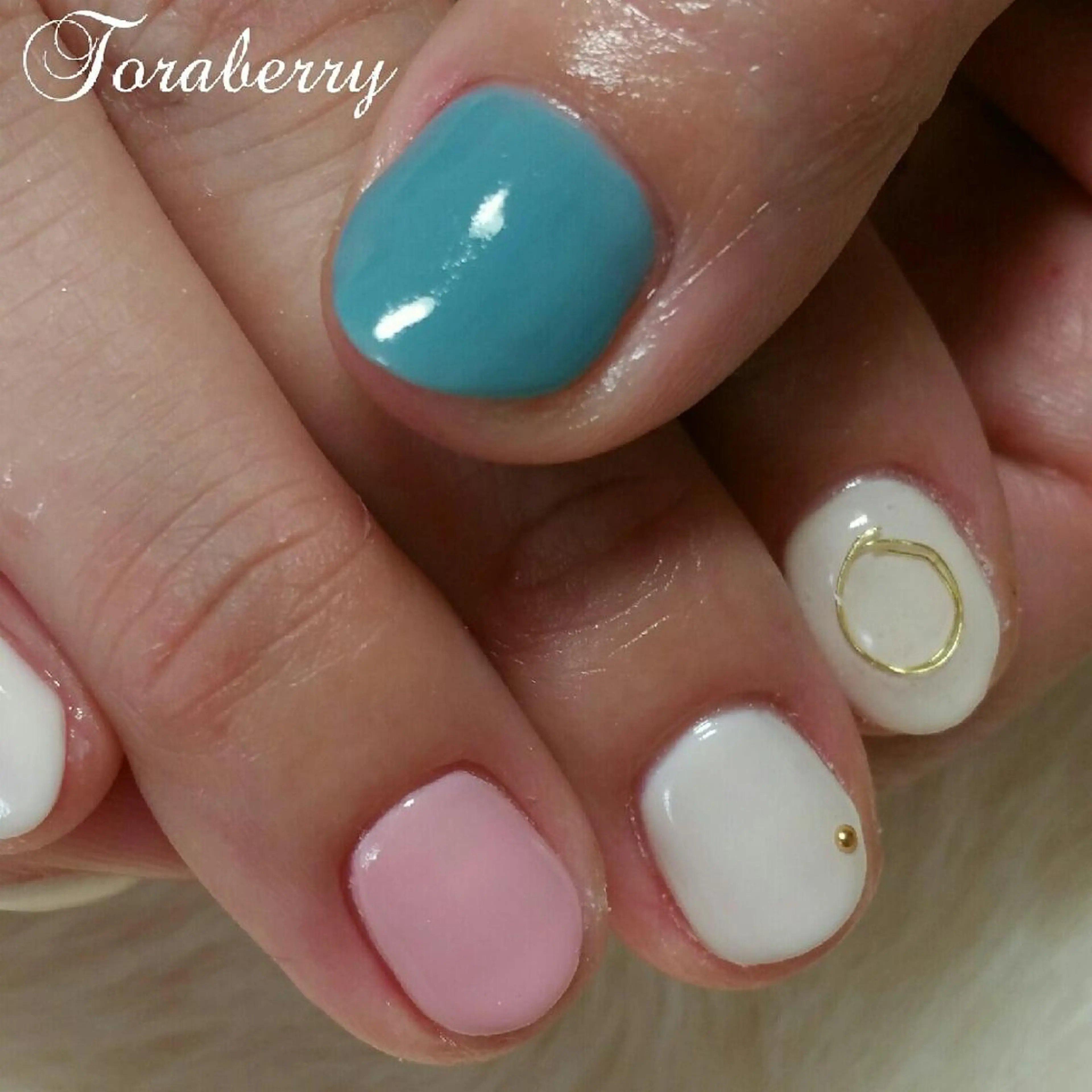 ネイル 持ち込み ショートネイル ネイリスト なつみのネイルデザイン