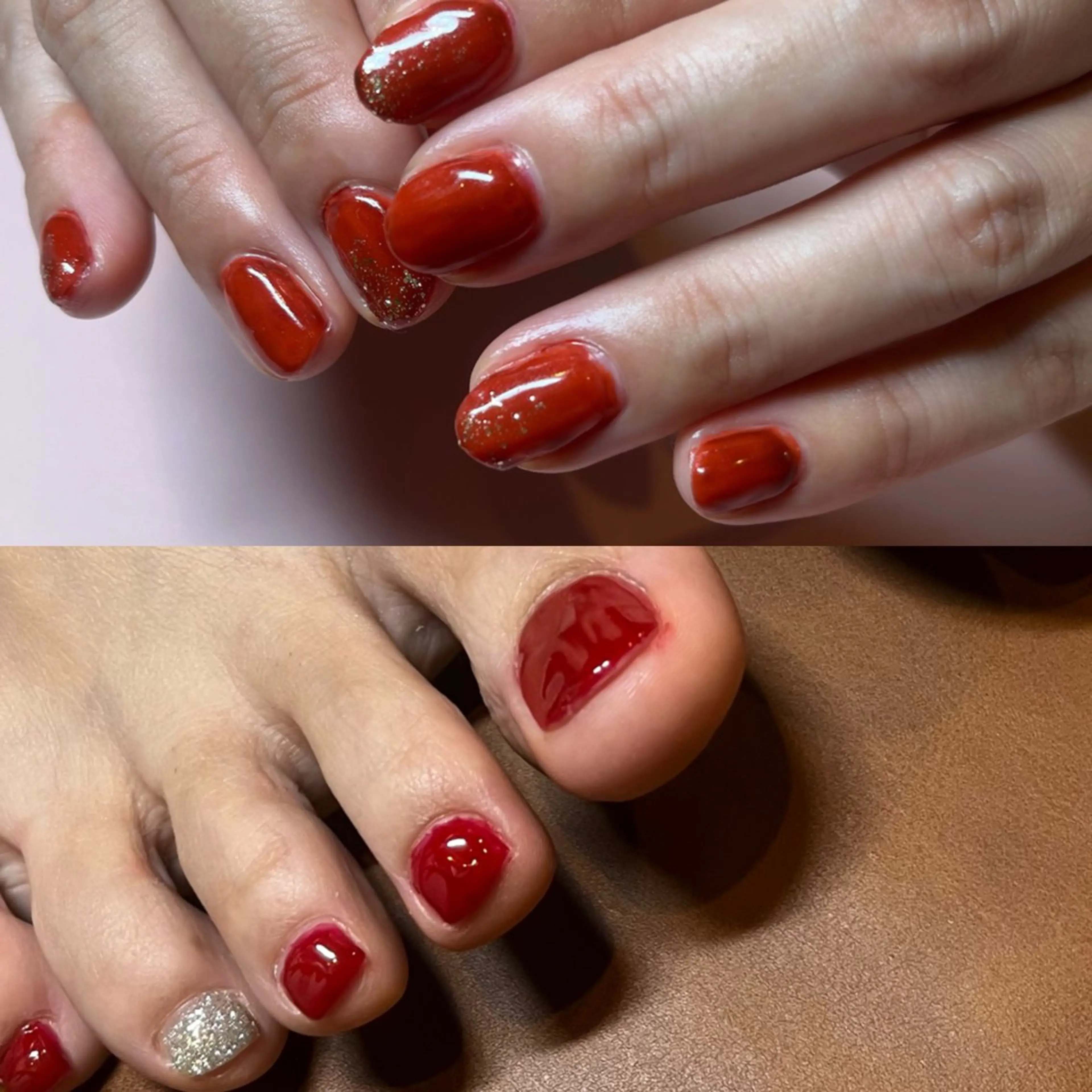 【人気✨手足まとめてキレイ】ハンド＋フットワンカラーの写真