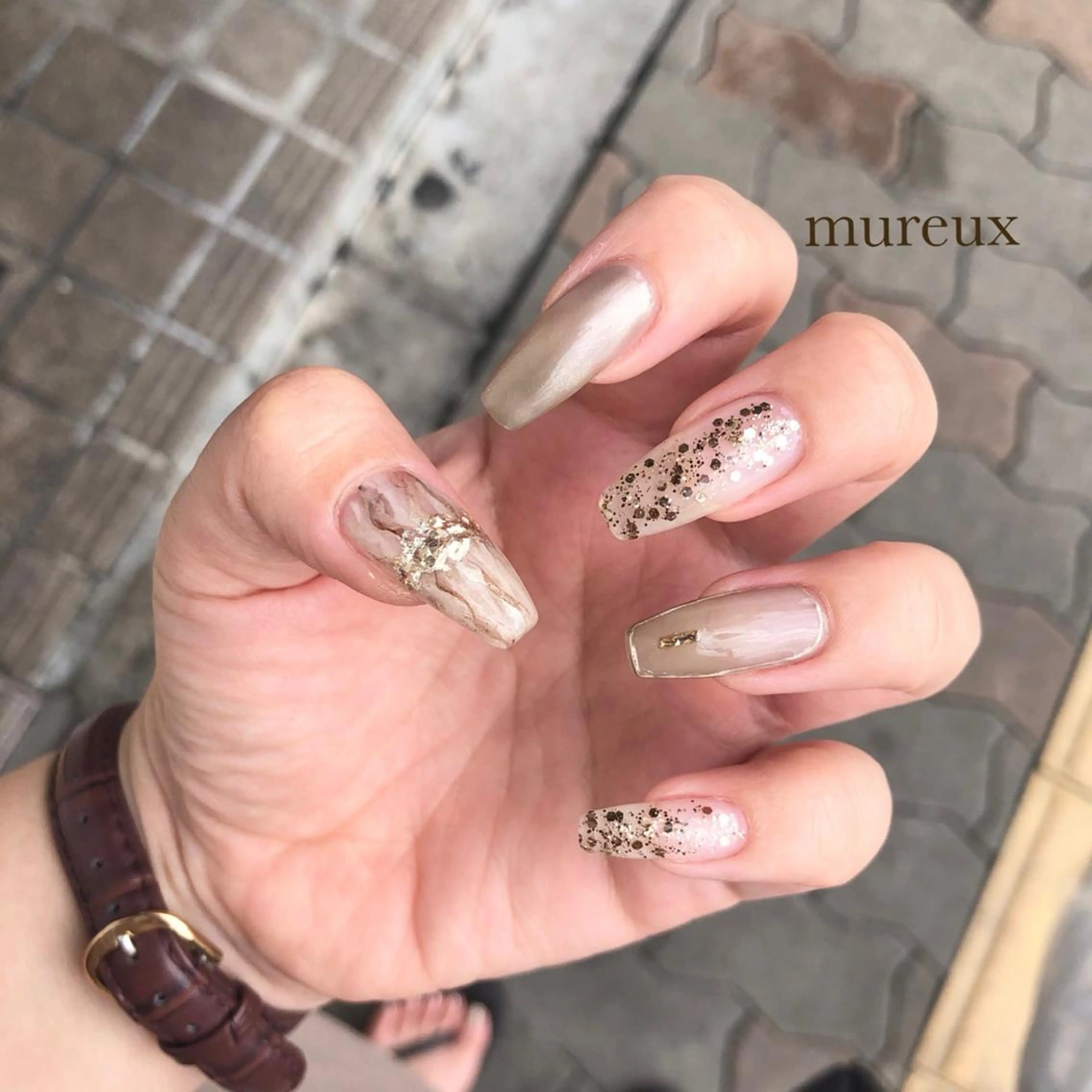 ネイル ハンドネイル mureux ∵ayakaのネイルデザイン