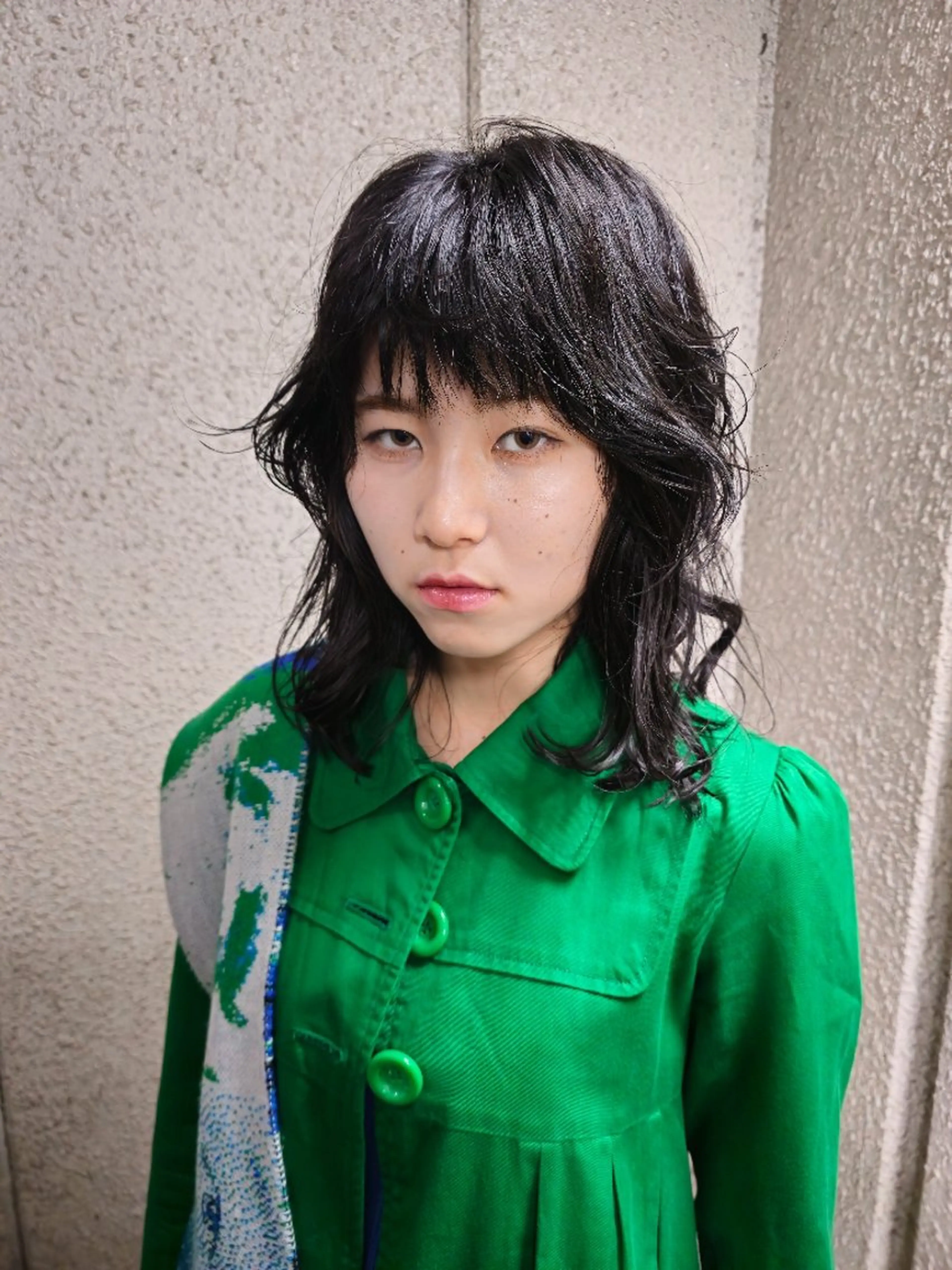ミディアム OMA カタギシのヘアスタイル