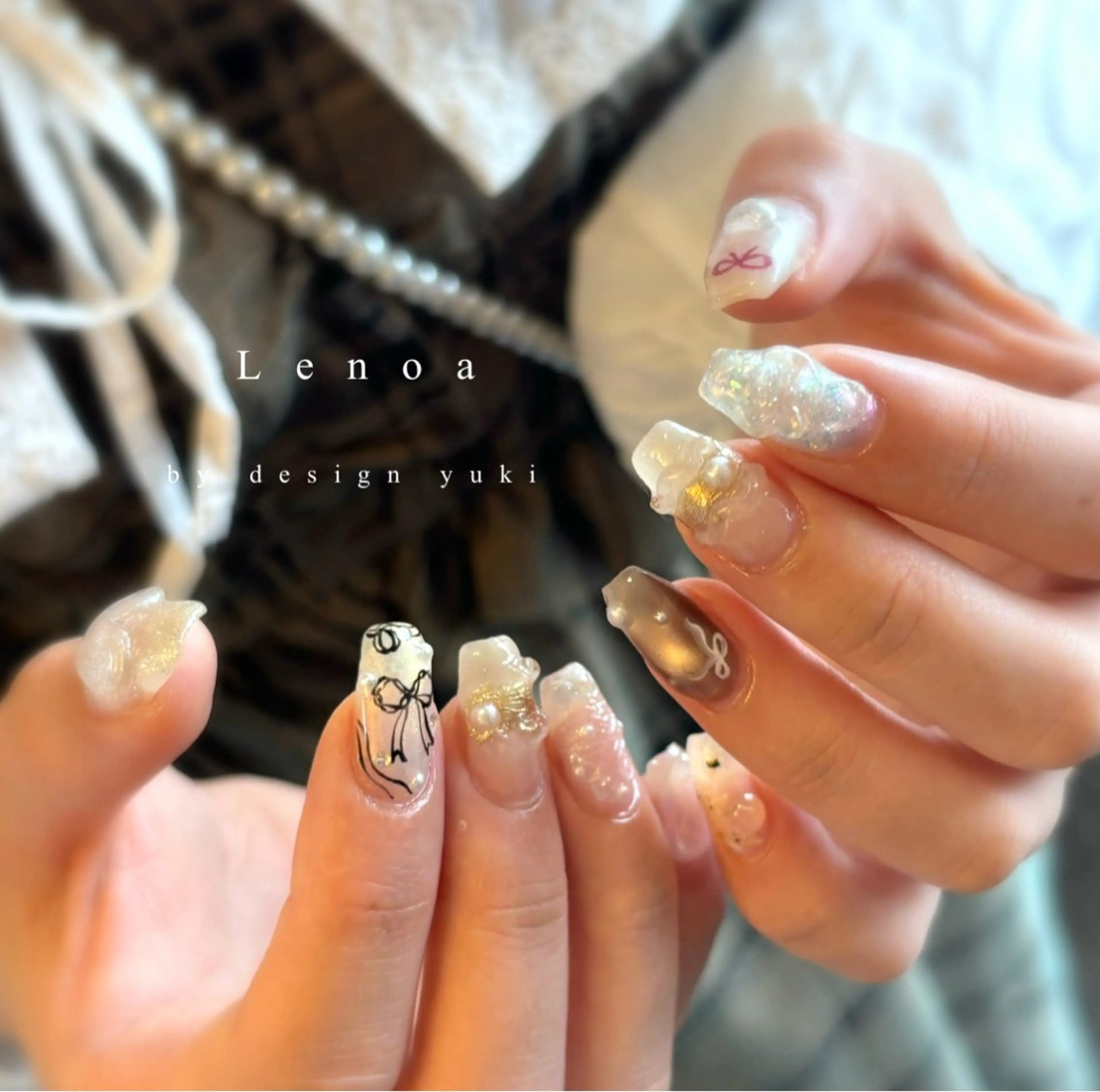 ネイル ハンドネイル Lenoa Yukiのネイルデザイン