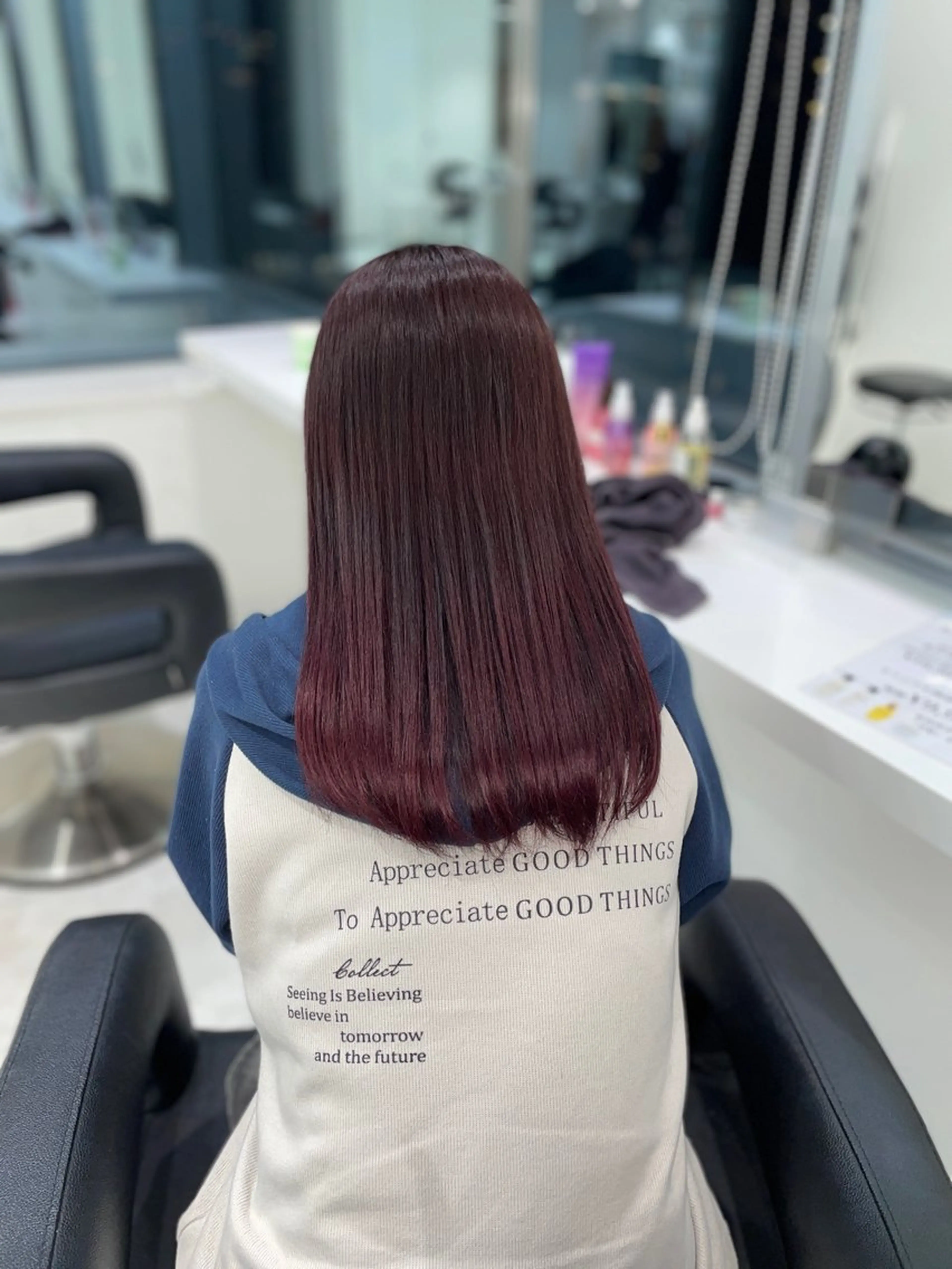 ロング カラー ヘアカラー ♥️うる艶暖色 銀座♥️mioのヘアスタイル