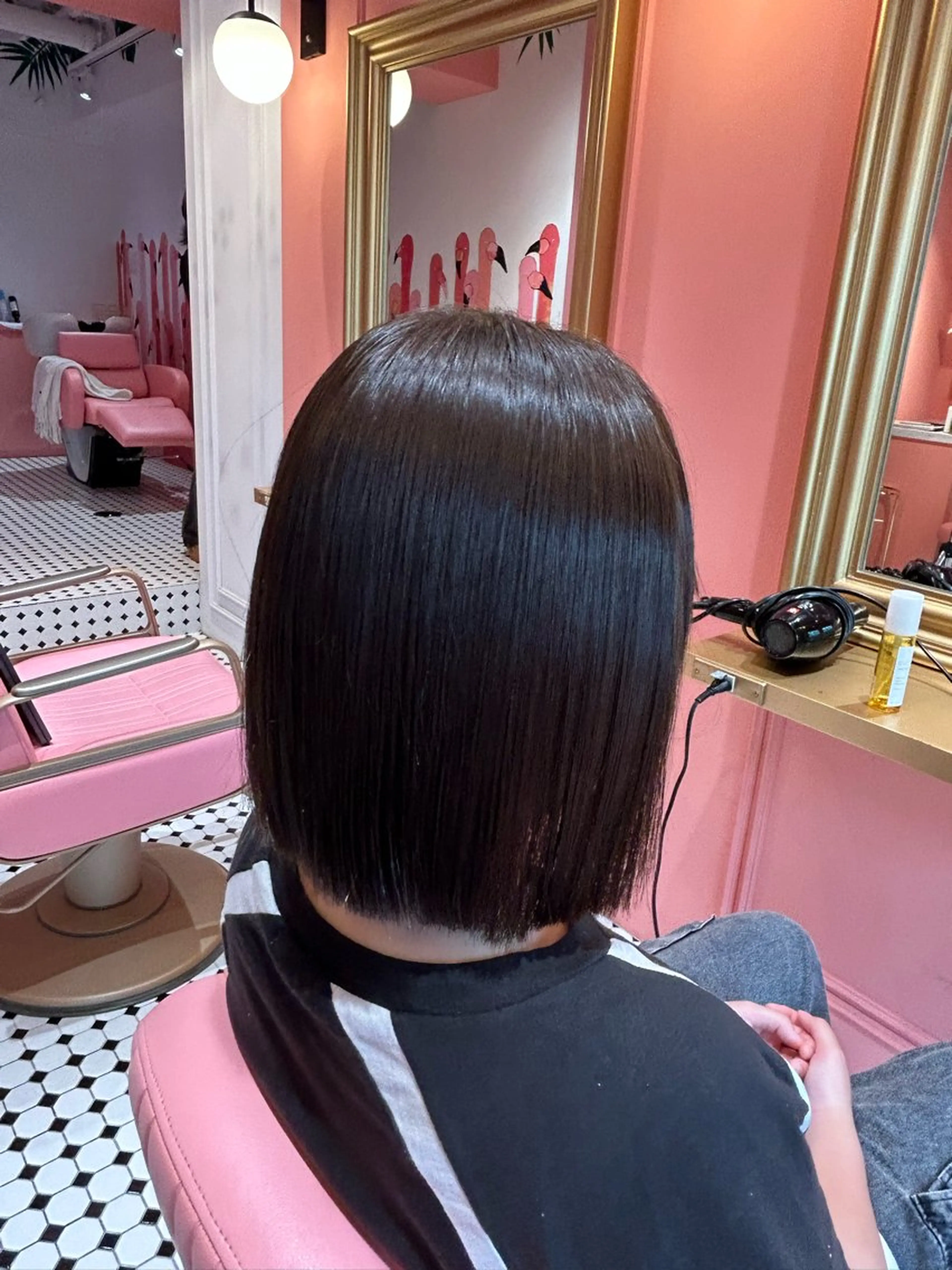 カラー ブラウンカラー 透明感カラー ダークブラウン はらだ かなうのヘアスタイル