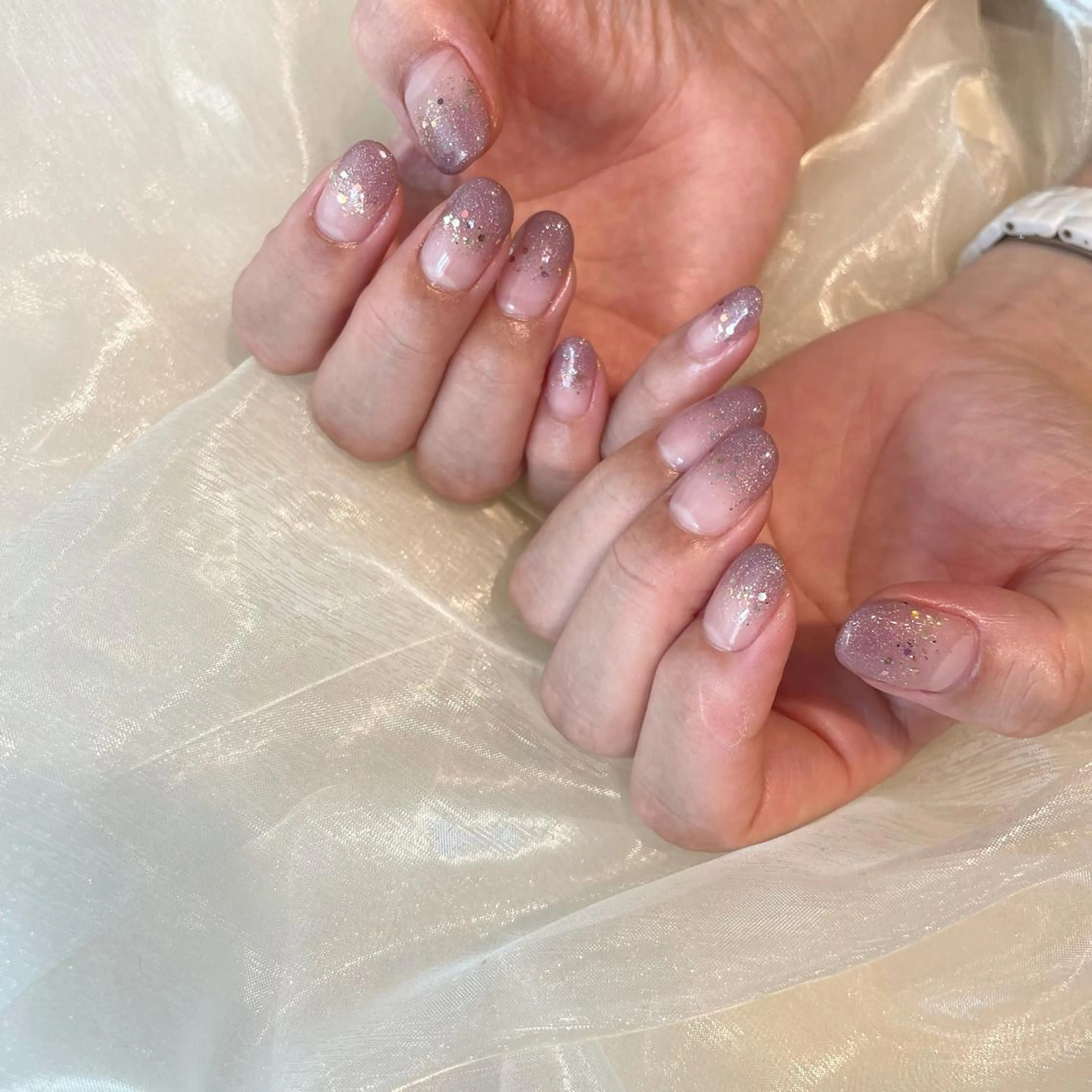 ネイル グラデーション ハンドネイル Lune nailのネイルデザイン