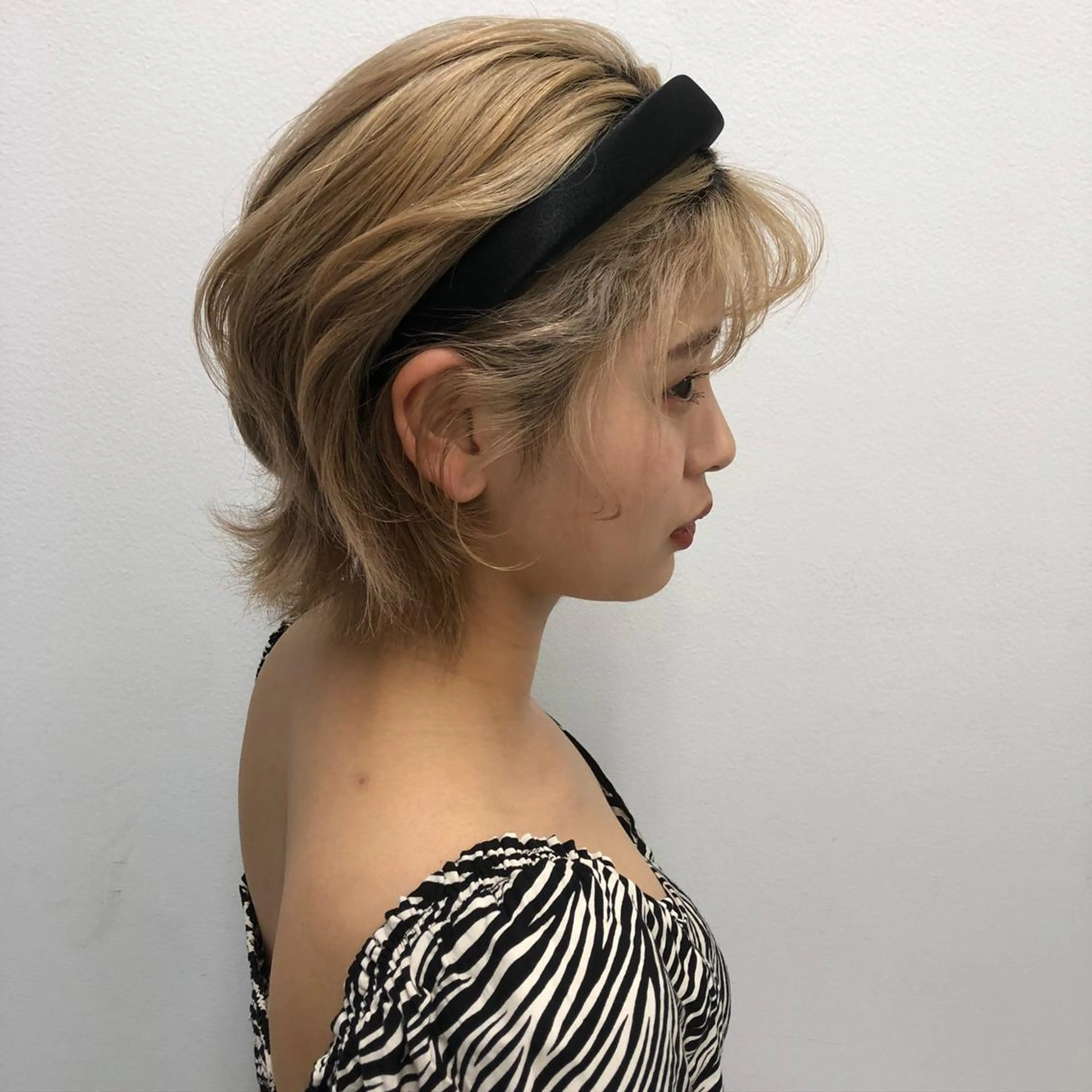 ショート カラー ヘアアレンジ アンククロス渋谷【ANKH CROSS】所属・韓国ヘア┊︎レイヤー ┊︎haruka🌙のヘアスタイル