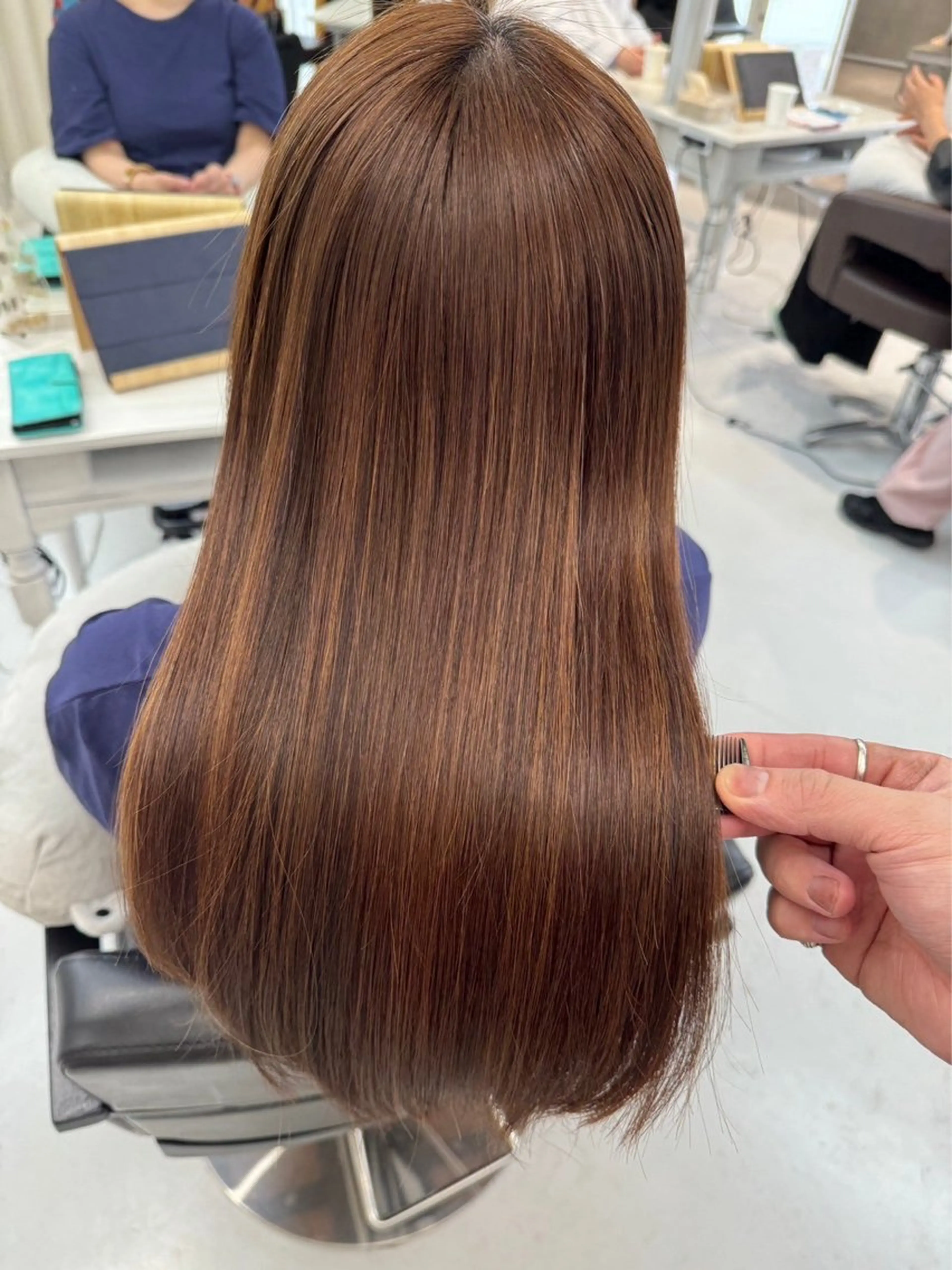 ロング 山崎結菜 髪質改善💎のヘアスタイル