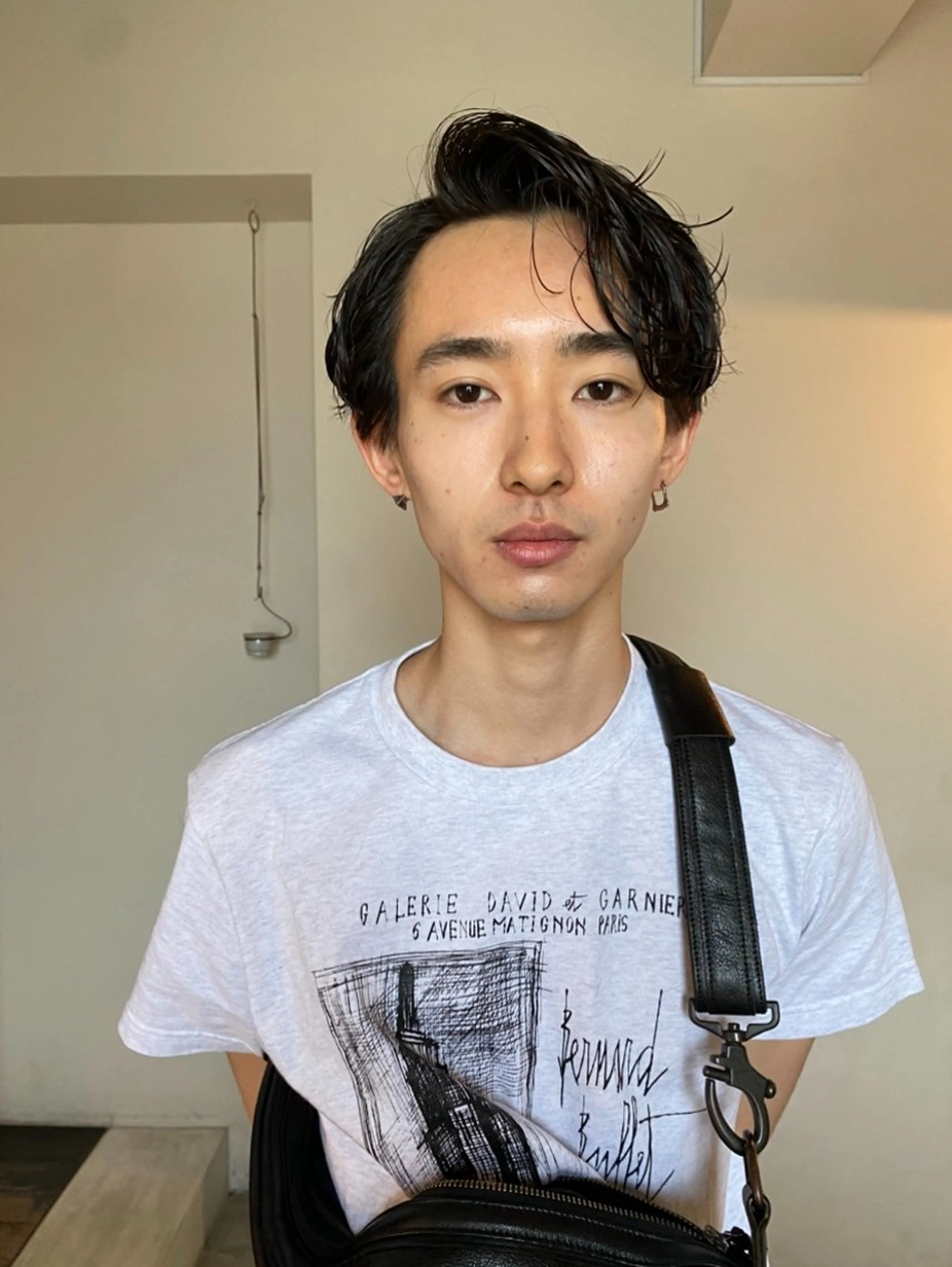 ショート パーマ メンズ カット パーマ 今泉 颯太/room3のヘアスタイル