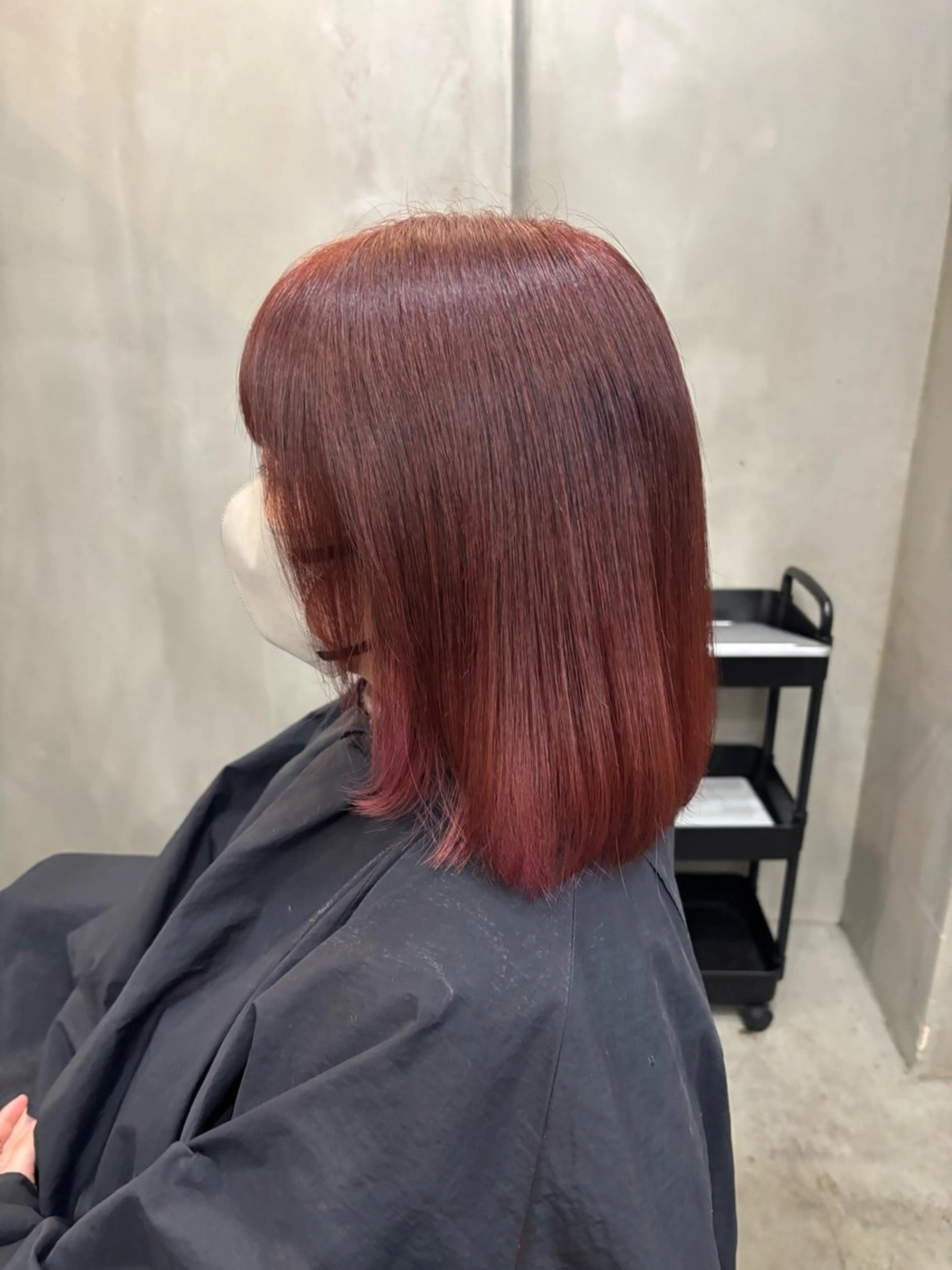 ショート カラー ブリーチ ダブルカラー ブリーチなしカラー ピンクカラー ヘアカラー 中園康 /カラー/ブリーチのヘアスタイル