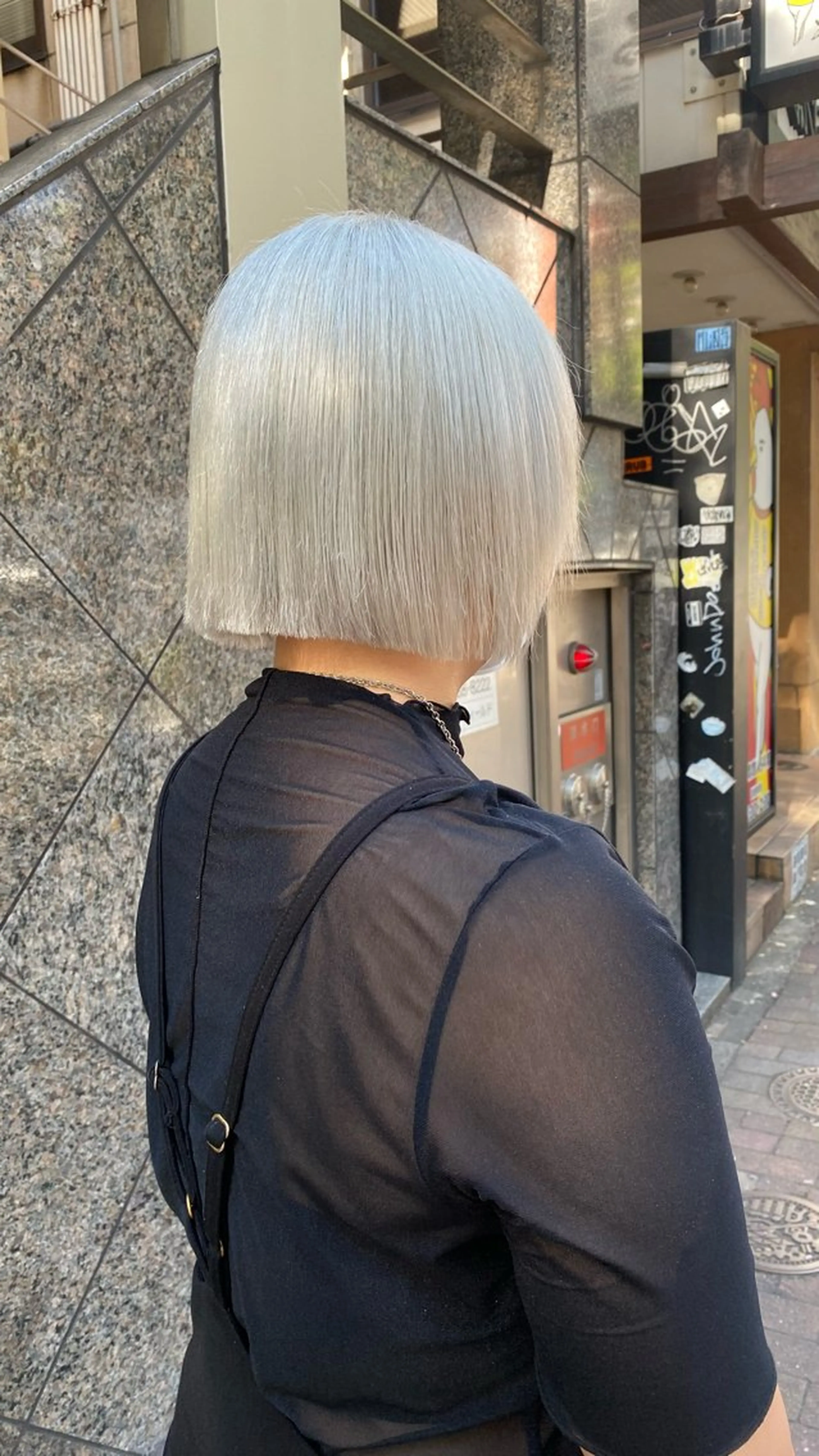 ショート カラー カット ヘアカラー 縮毛矯正 トリートメント RURI韓国ボブ 🇰🇷タッセルボブのヘアスタイル