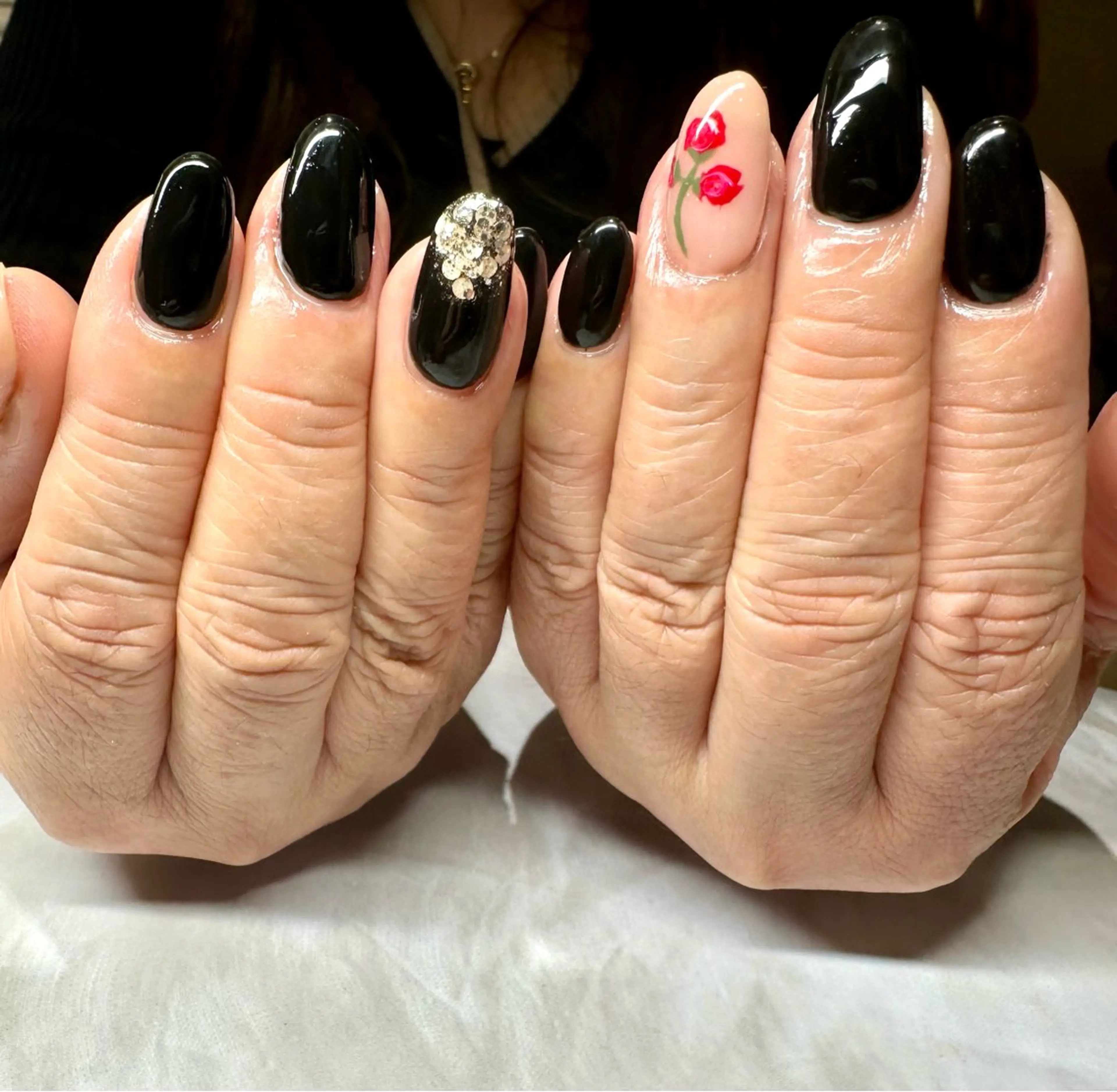 ネイル ラメ(グリッター) Ueda Rieのネイルデザイン