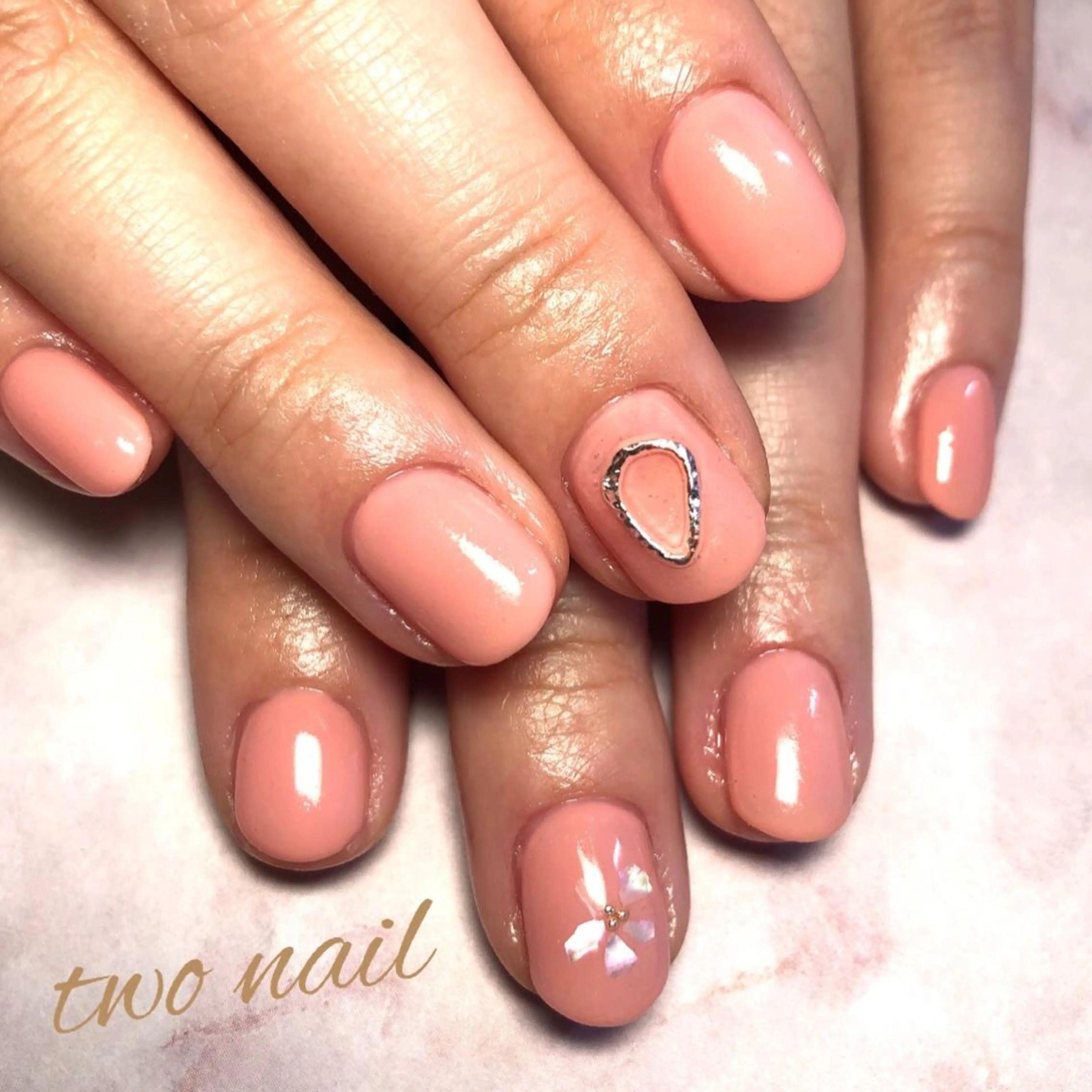 ネイル ハンドネイル two nailのネイルデザイン
