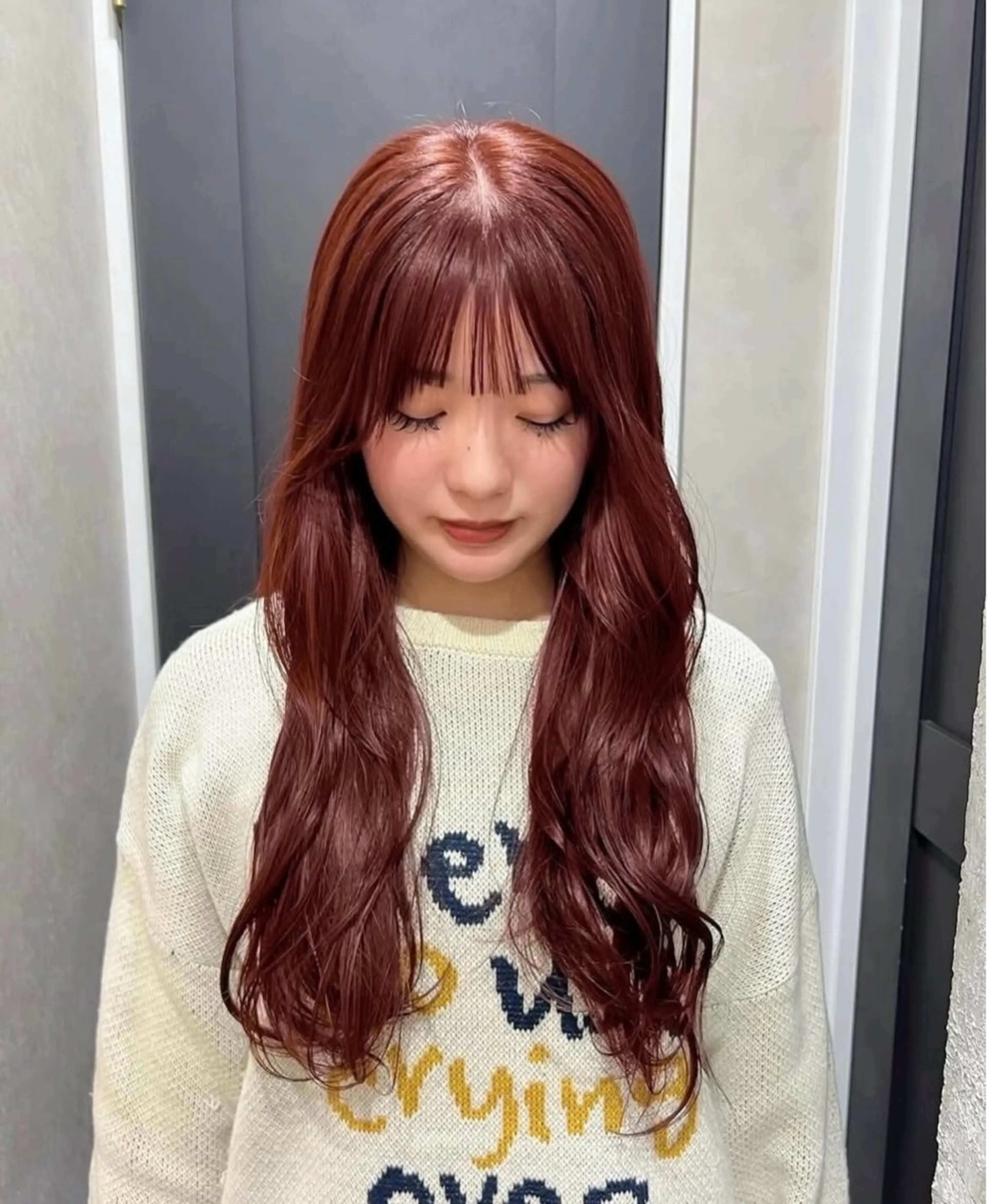 ロング カラー 🥑🫧田實 紗和 ボブ/暖色カラー🩰のヘアスタイル