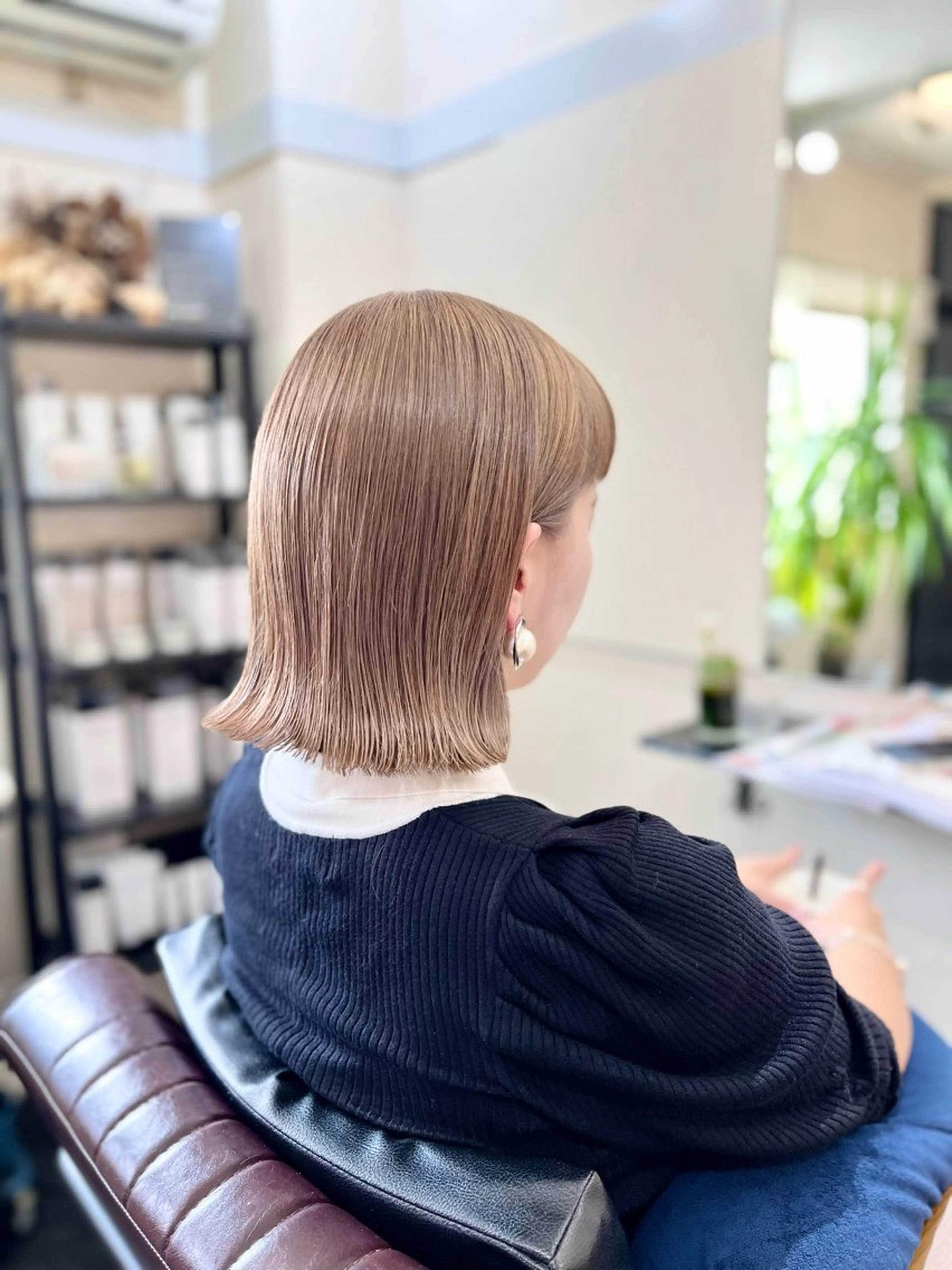 ショート カラー 切りっぱなしボブ ボブ ヘアカラー トリートメント wavi hair所属・後藤 ユウキ/髪質改善🫧のヘアスタイル