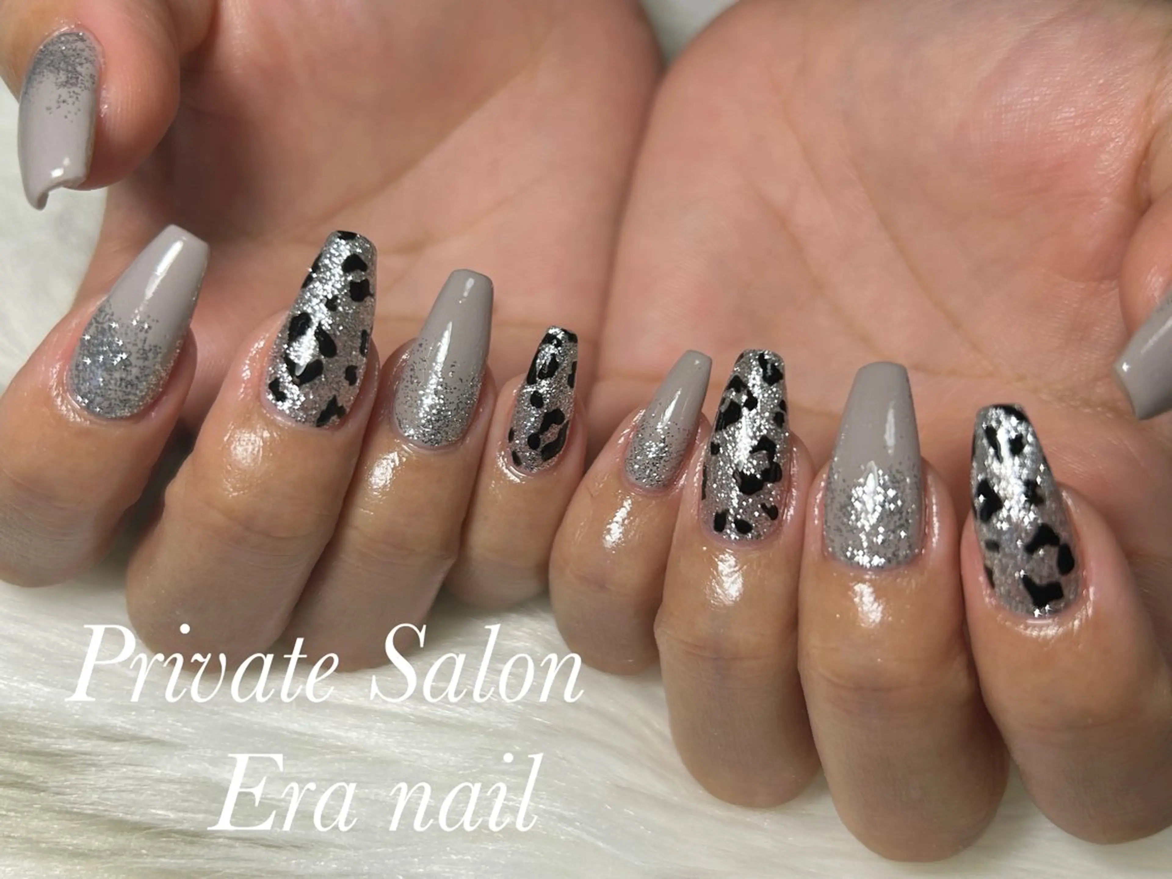 ネイル アニマル柄 ハンドネイル Era nailのネイルデザイン