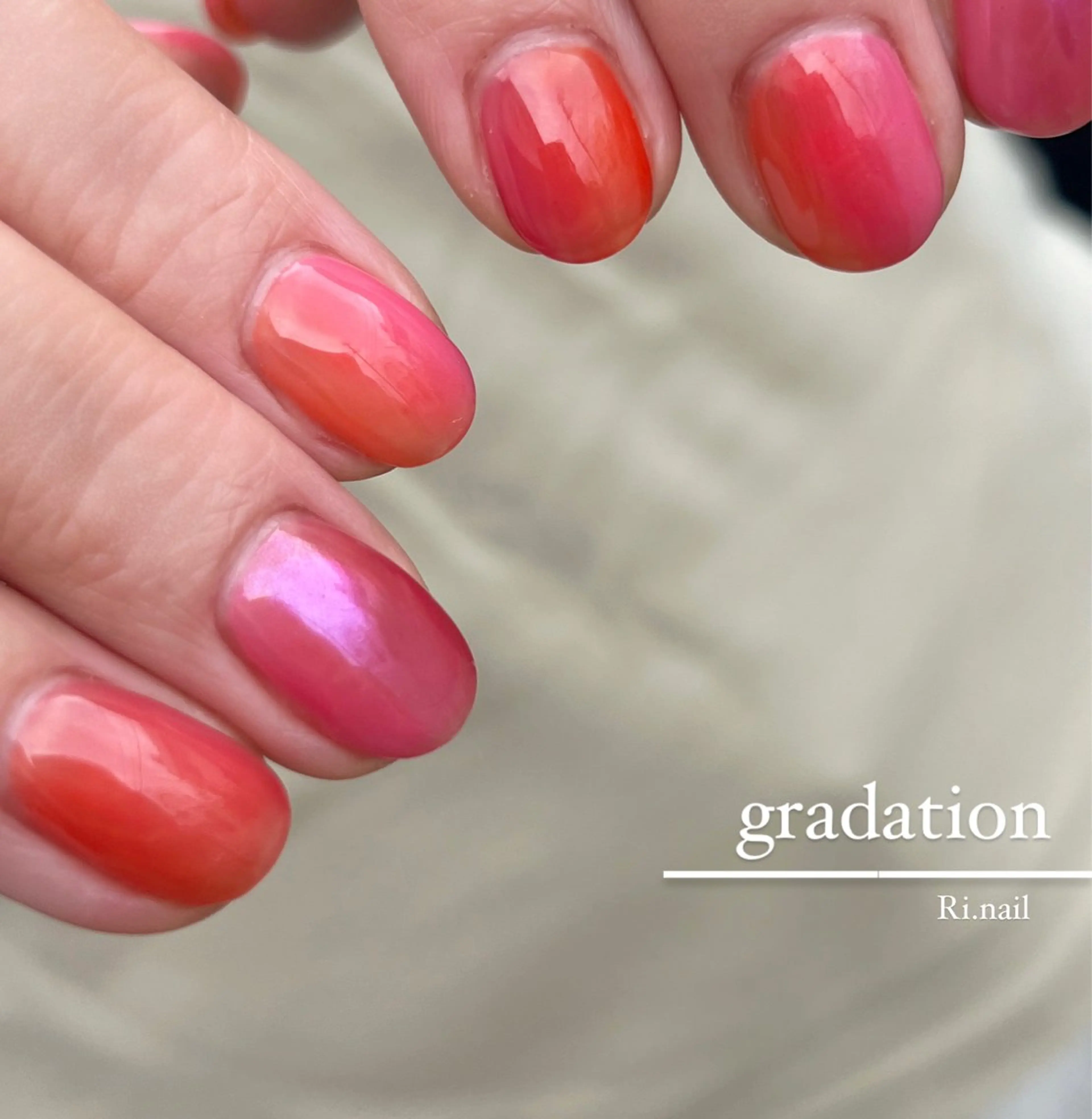 ネイル ハンドネイル ハンドケア Ri.nail オクマトモカのネイルデザイン