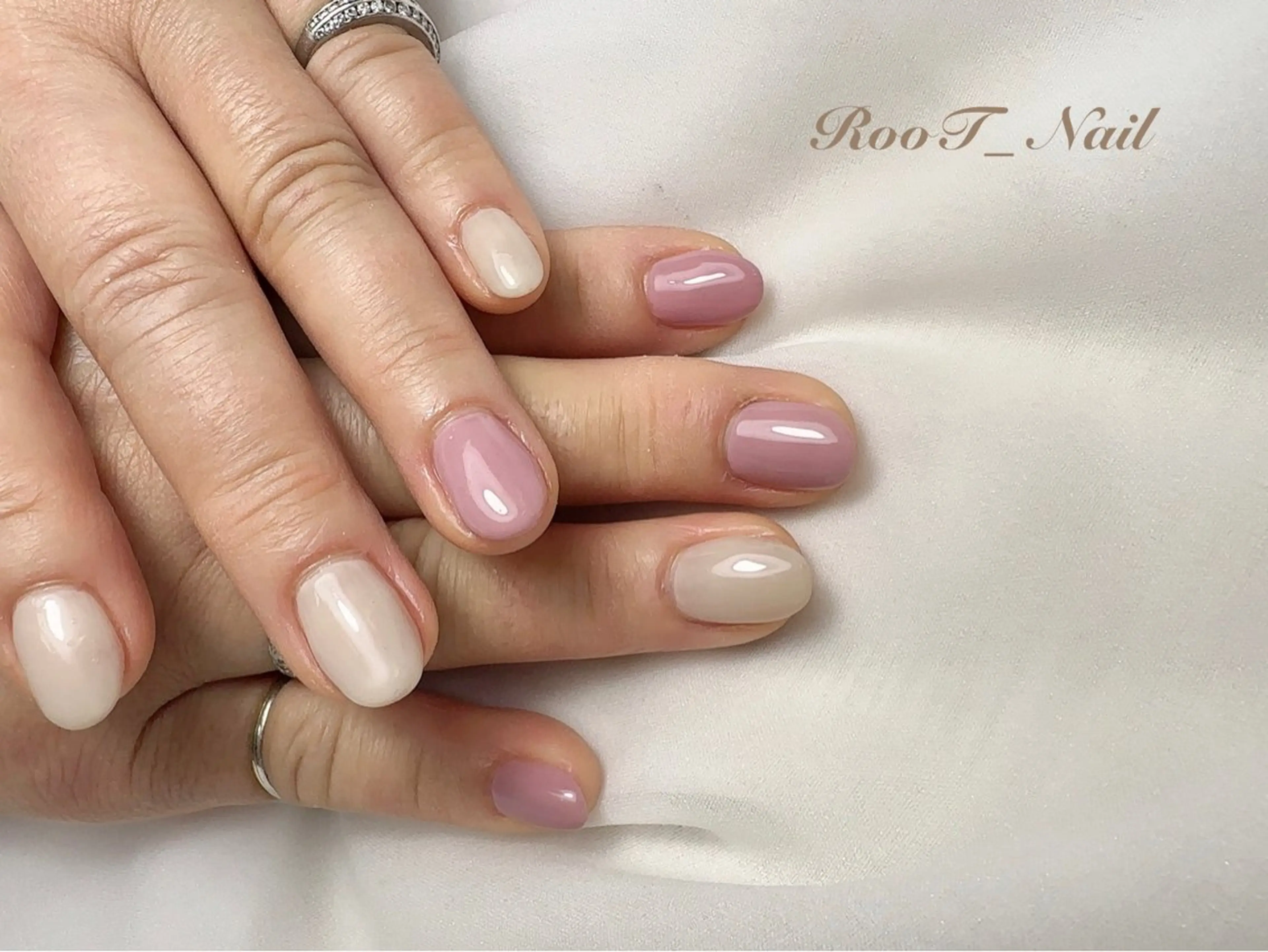 ネイル シンプルネイル ハンドネイル RooT Nailのネイルデザイン