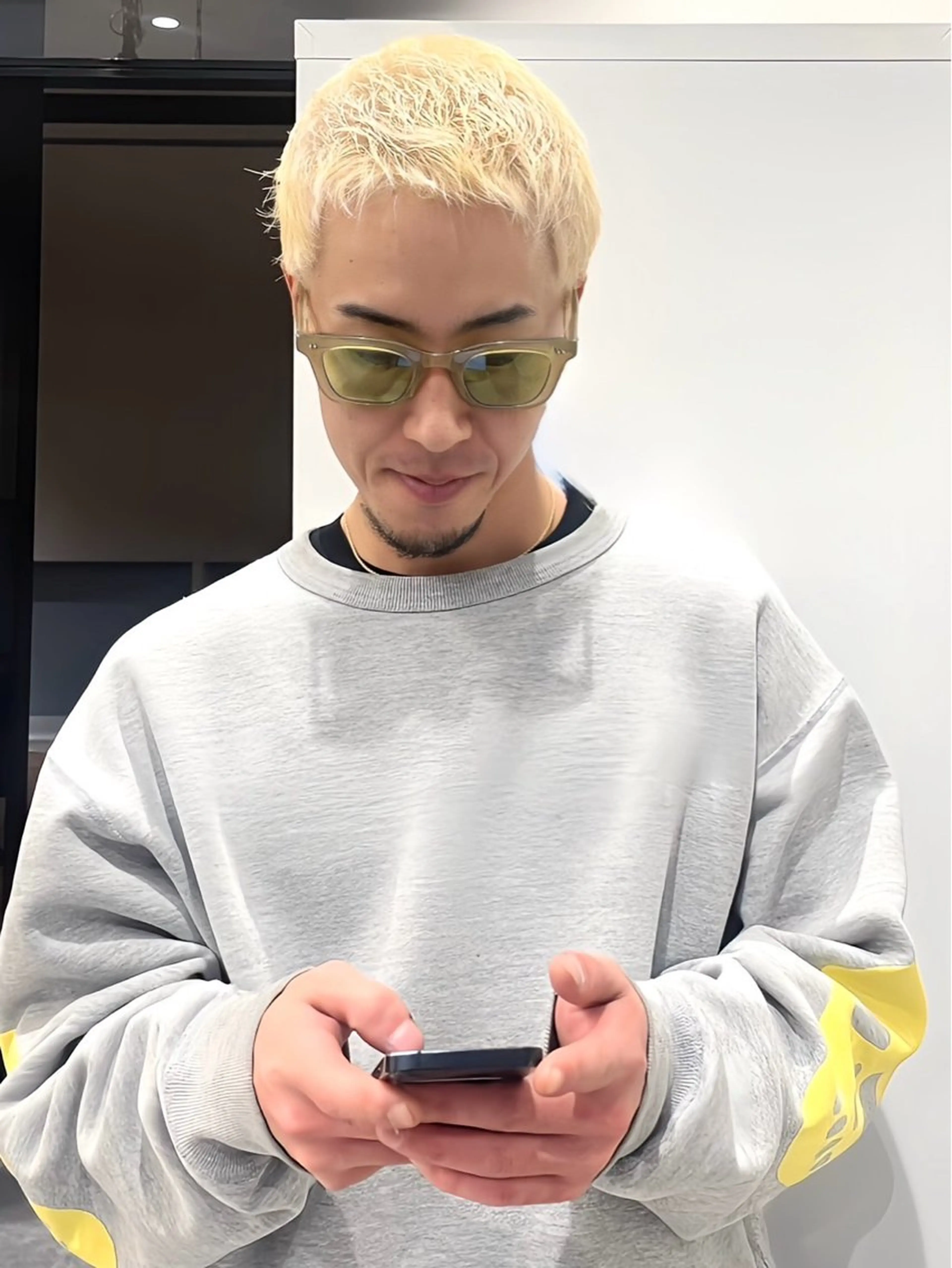 ショート カラー メンズ カット ヘアカラー トリートメント keshiki🦋 Nanaのヘアスタイル