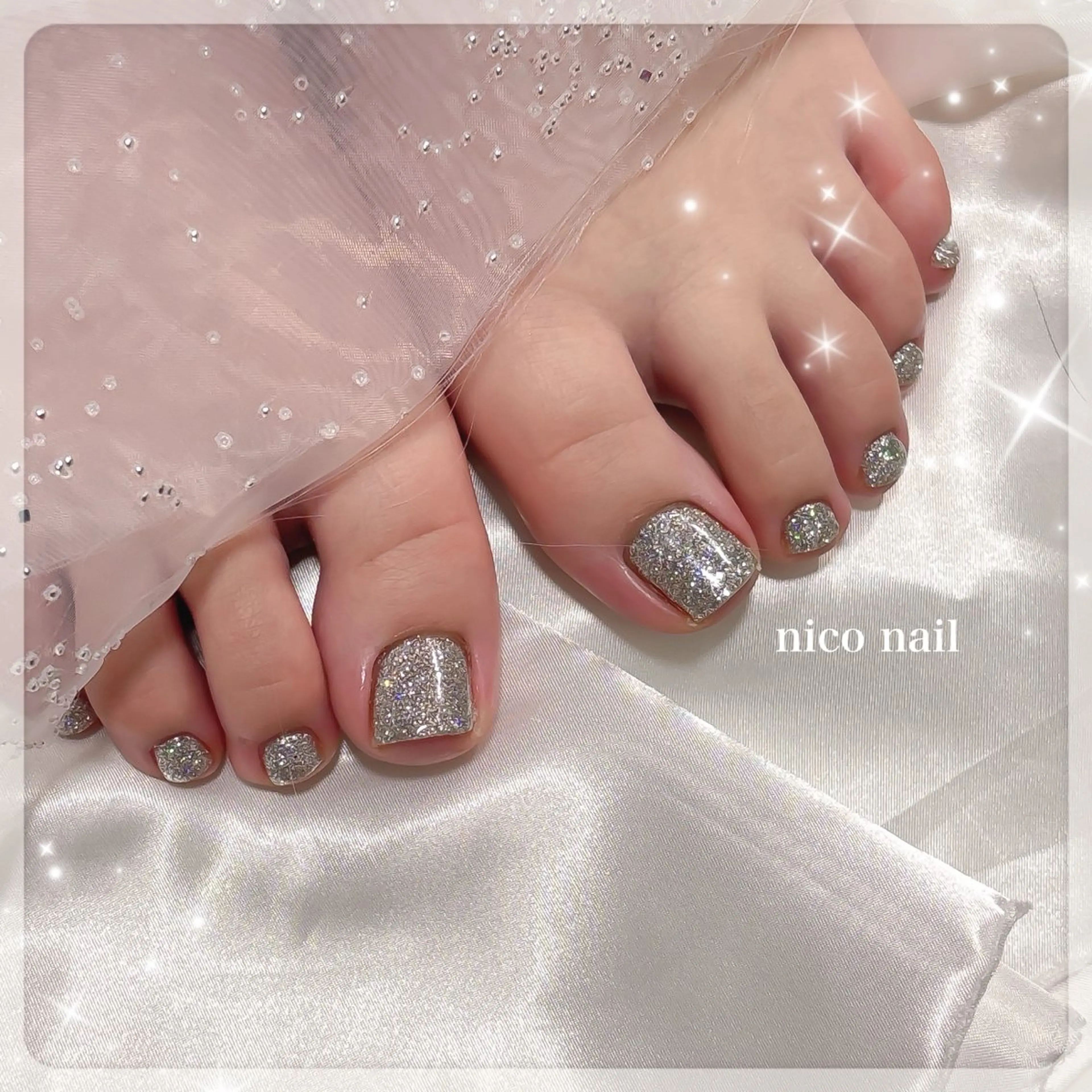 Foot🐾ワンカラー♡オフ無料の写真