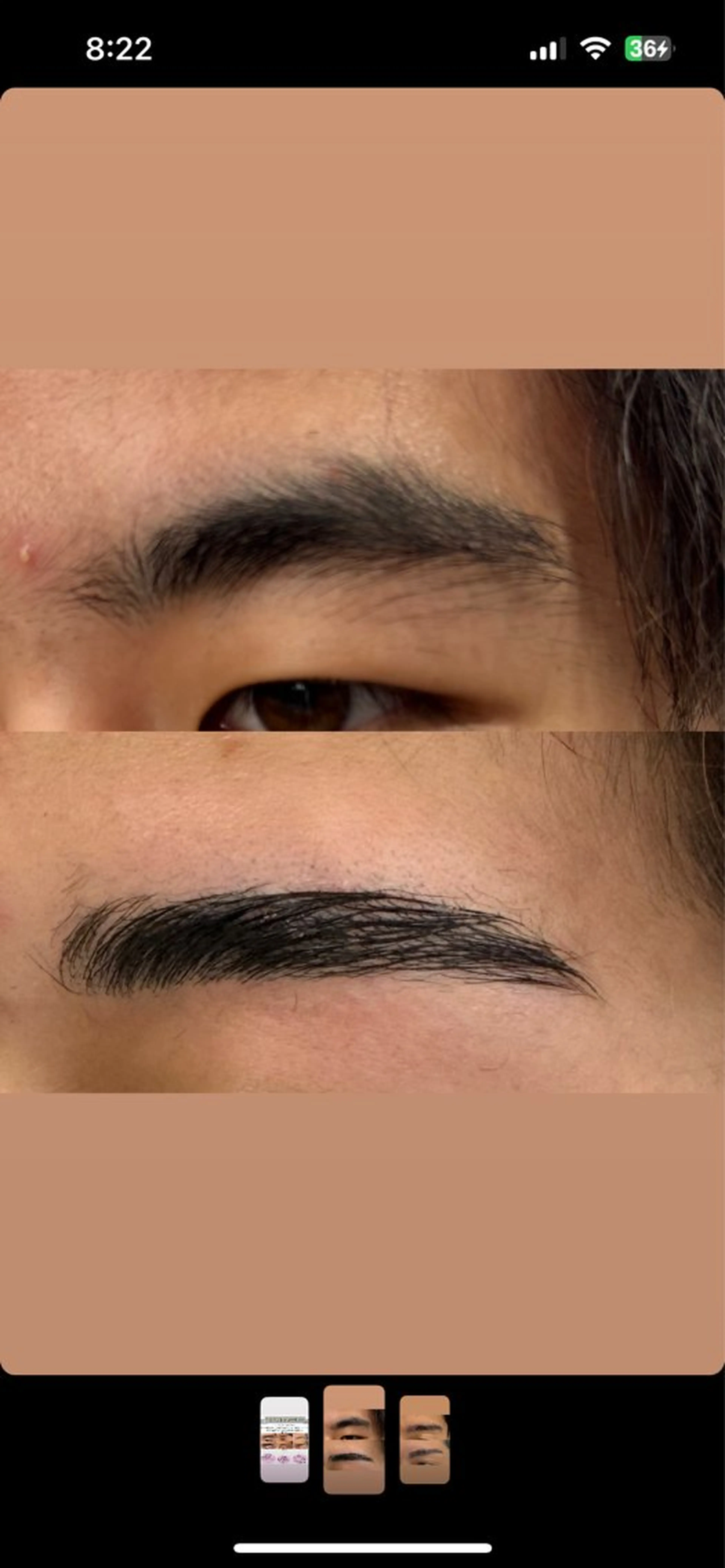 アイブロウ パーマ指名率No1 メンズ特化ケイトのヘアスタイル