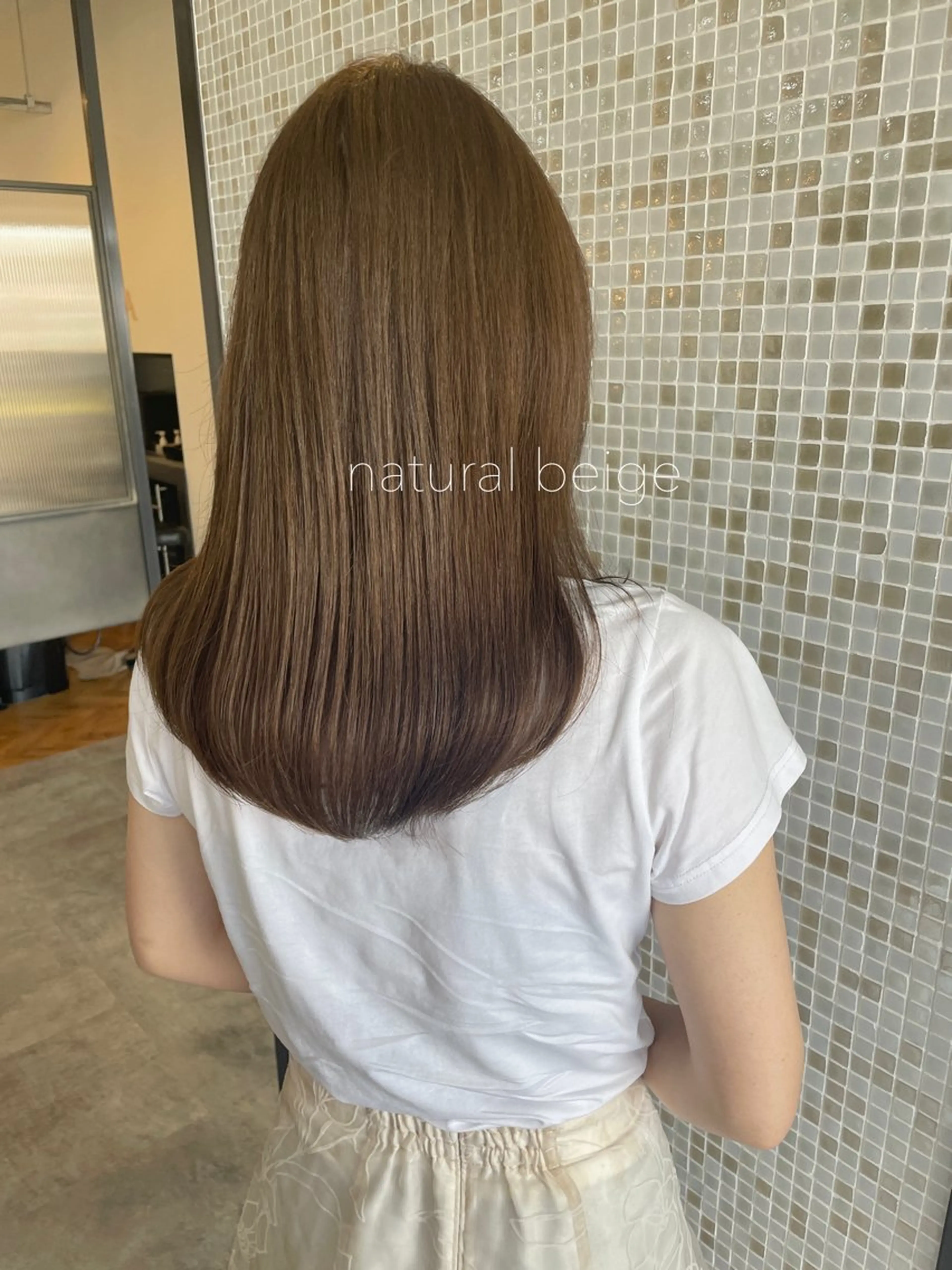 セミロング カラー ベージュカラー CANNA/ SAEのその他イメージ