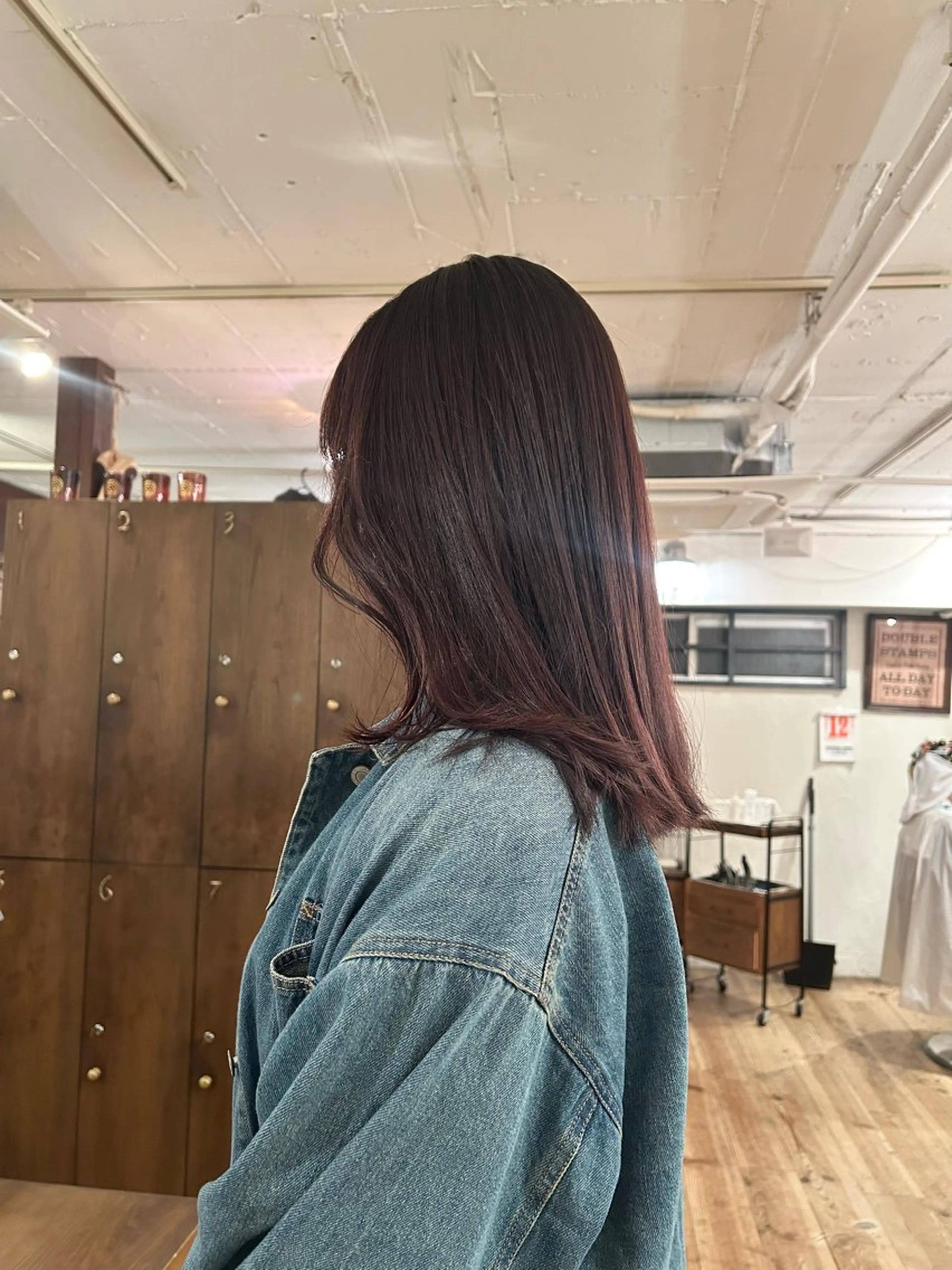 セミロング ヘアカラー ナチュラルカラー/ Ⓜ️めぐみのヘアスタイル