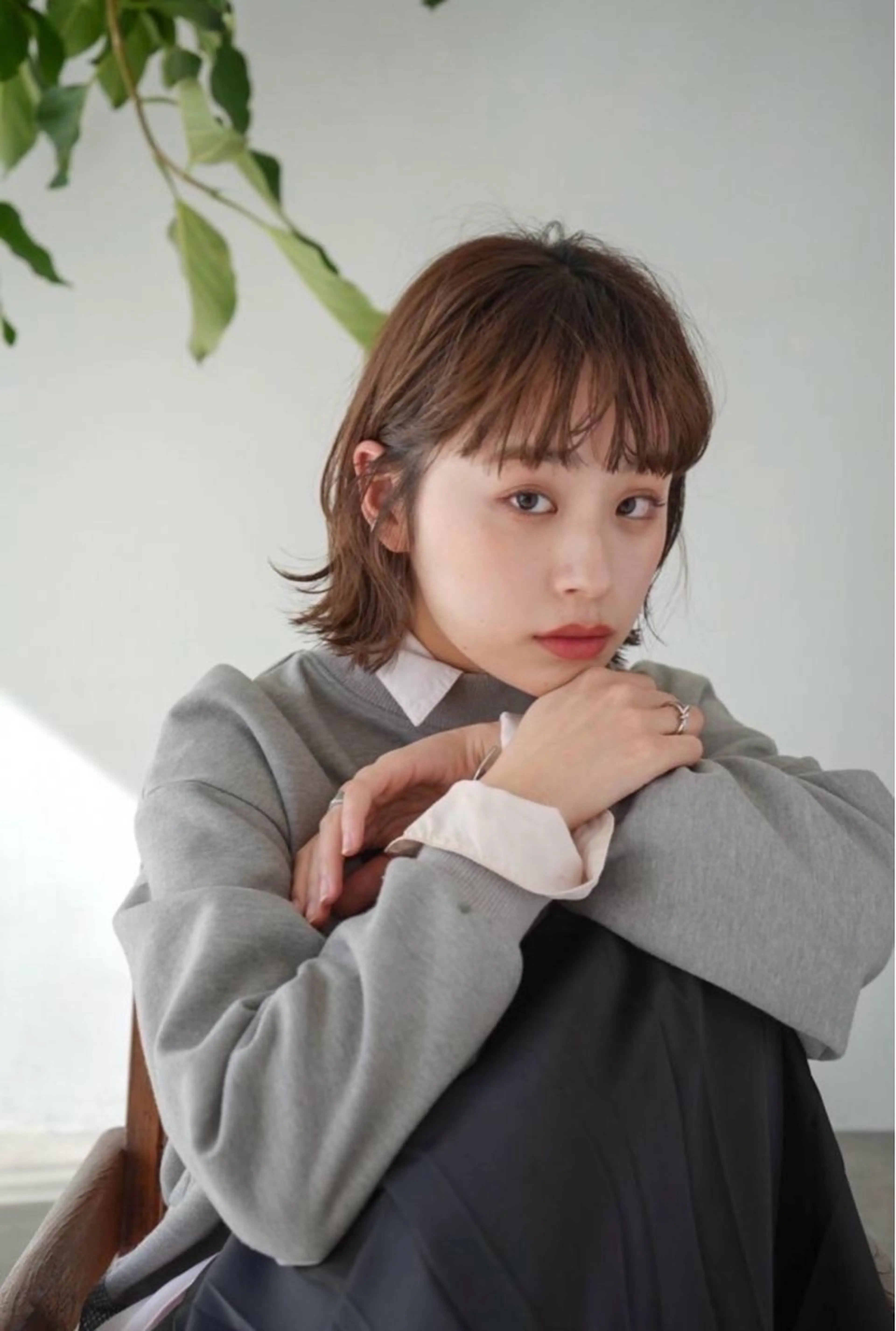 🐑【平日限定価格】カット➕艶カラー➕Aujuaトリートメント🐑の写真