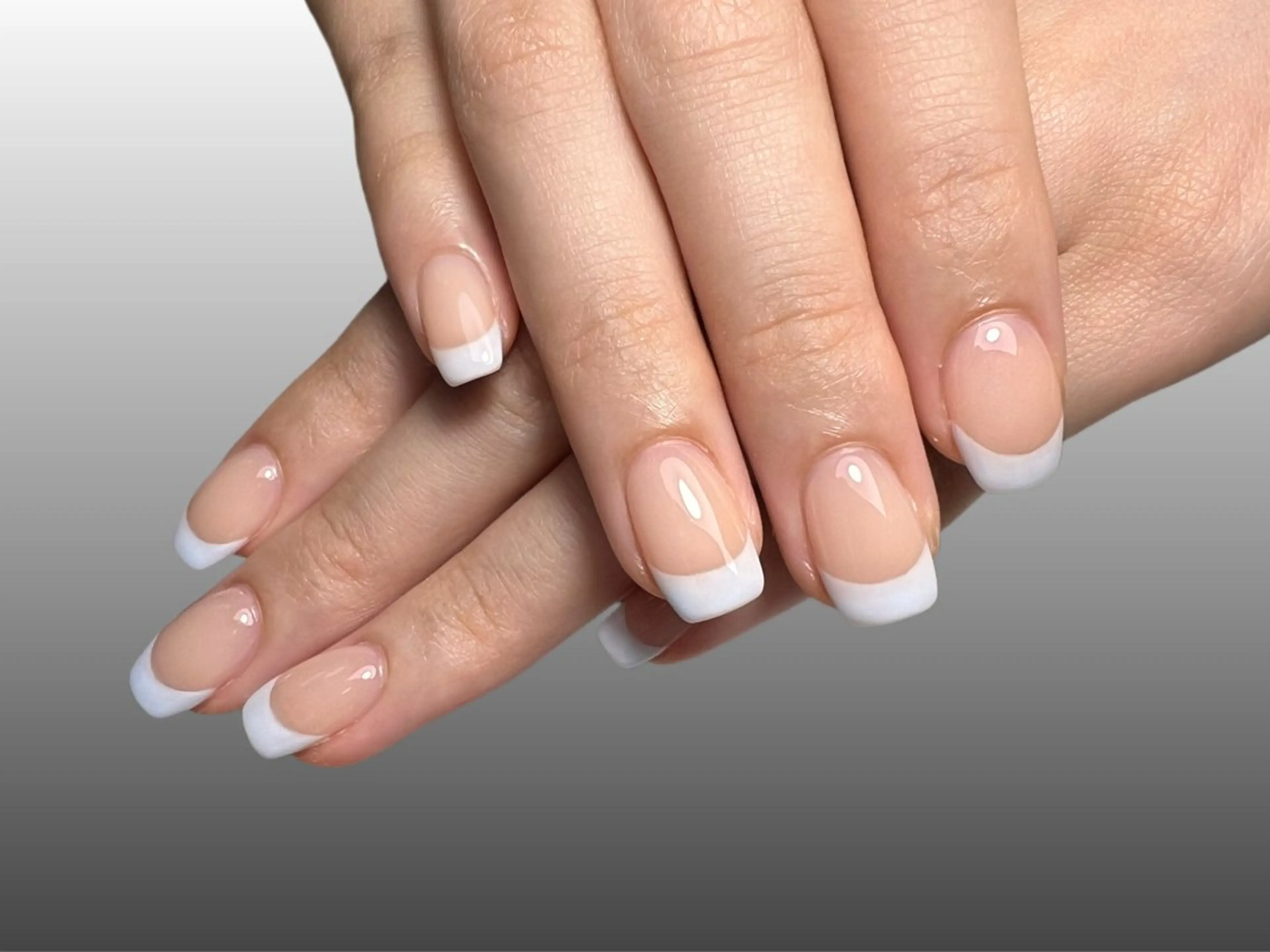 【技術向上のため】ナチュラルフレンチネイル（オフ込）の写真