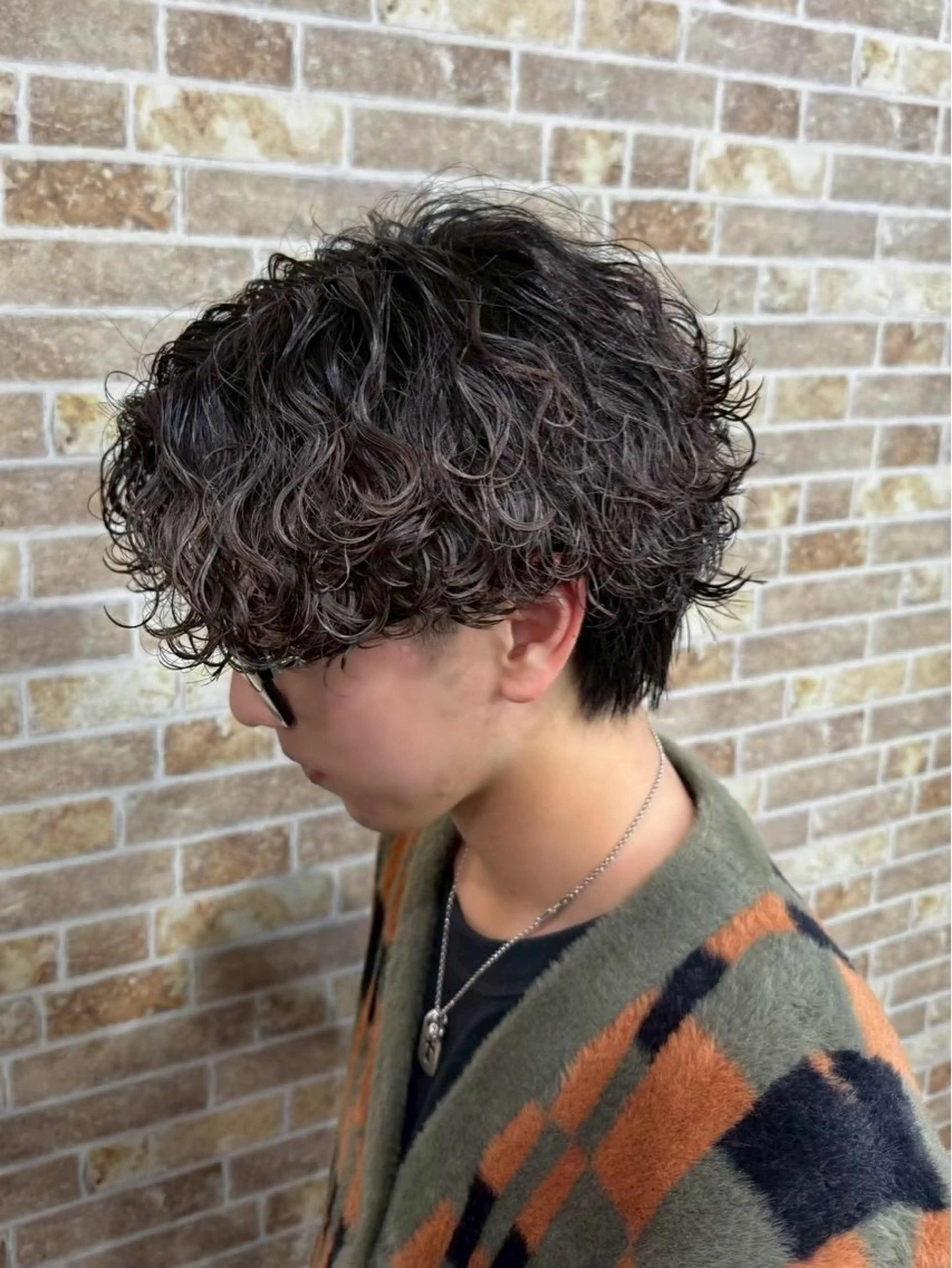 似合わせメンズカット➕パーマ➕トリートメント【カットモデル・メンズモデル・メンズパーマモデル・韓国風・韓国ヘア・錦糸町】の写真