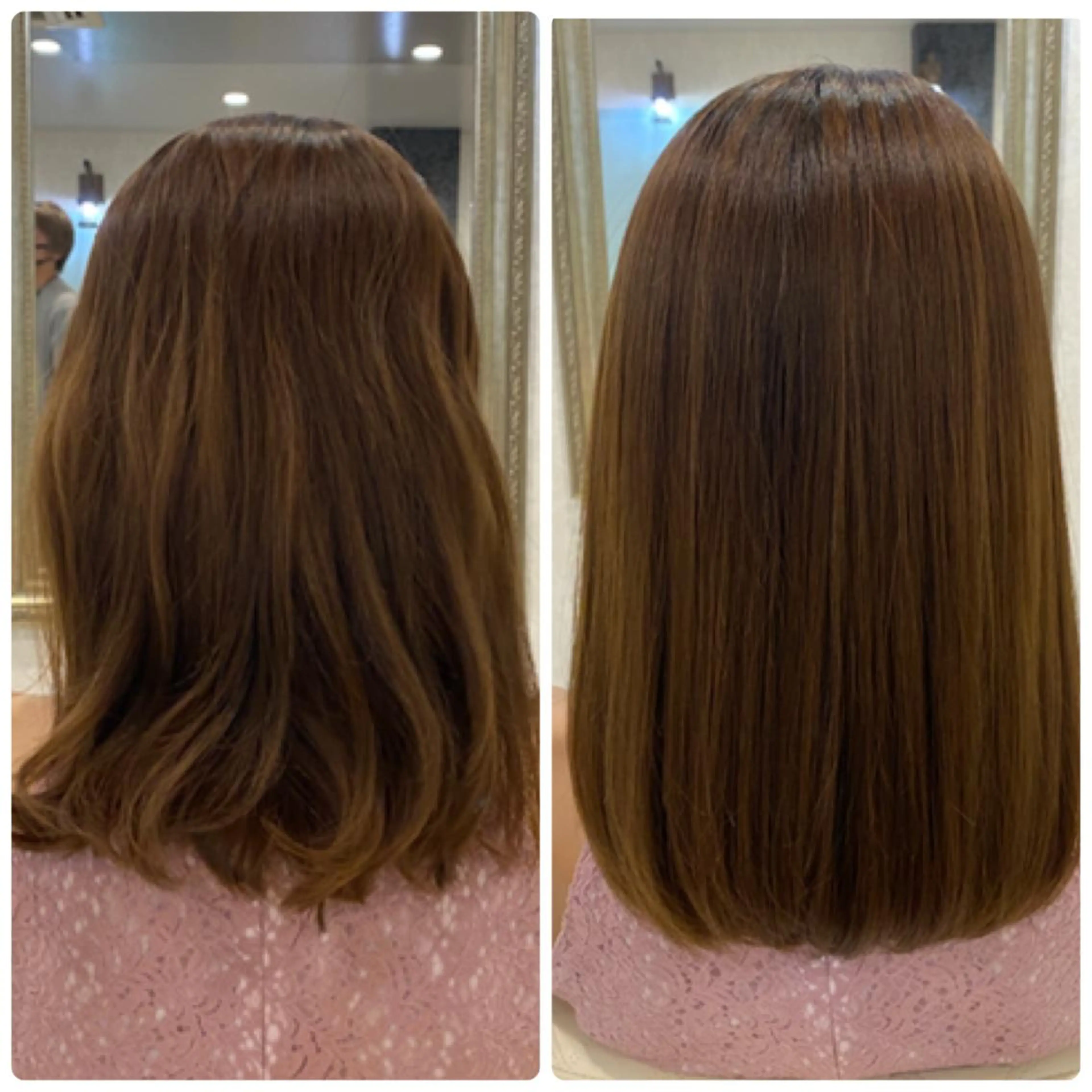 セミロング 髪質改善 トリートメント ツバサ 髪質改善のヘアスタイル