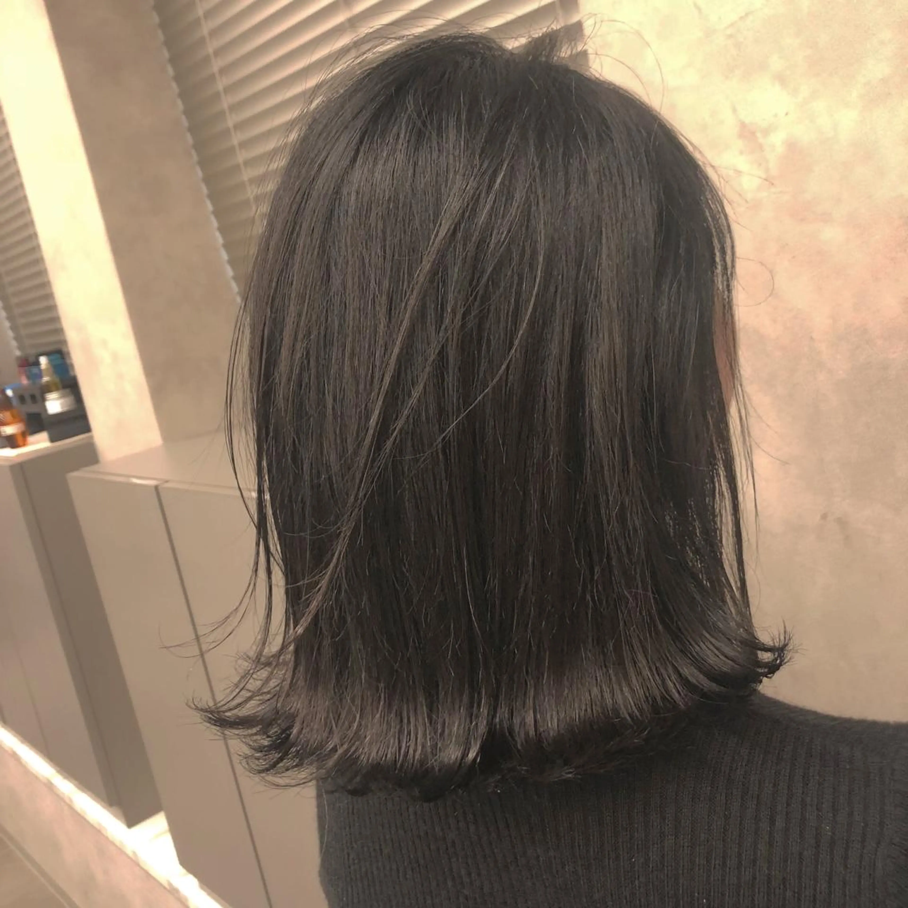 ショート カラー ヘアアレンジ ダークグレー ダークグレージュ グレージュ 美髪矯正/透明感カラ ー🫧YUUKI🫧のヘアスタイル