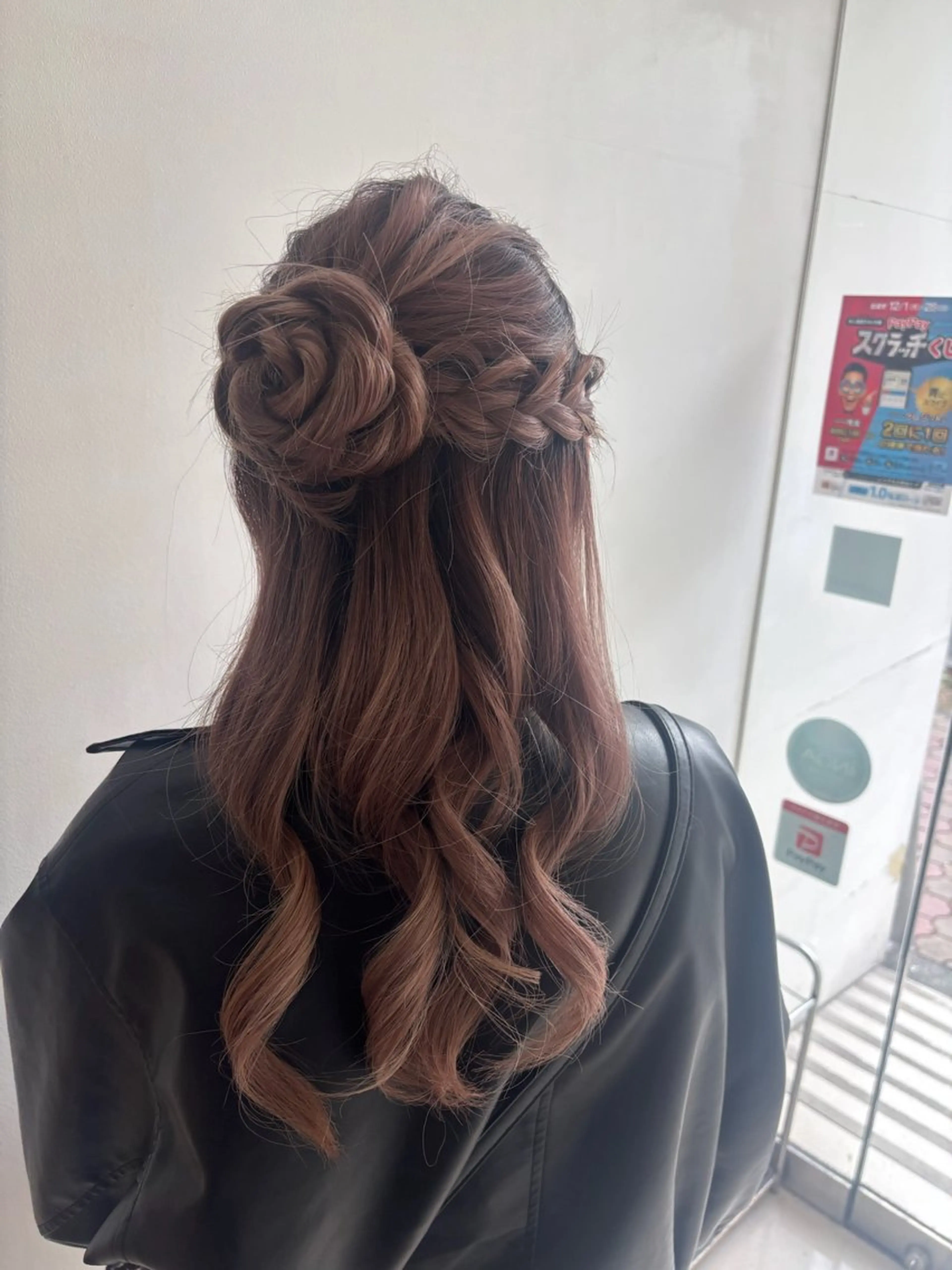 ヘアアレンジ 🎀ゆら🎀 ヘアアレンジ・カラーのヘアスタイル