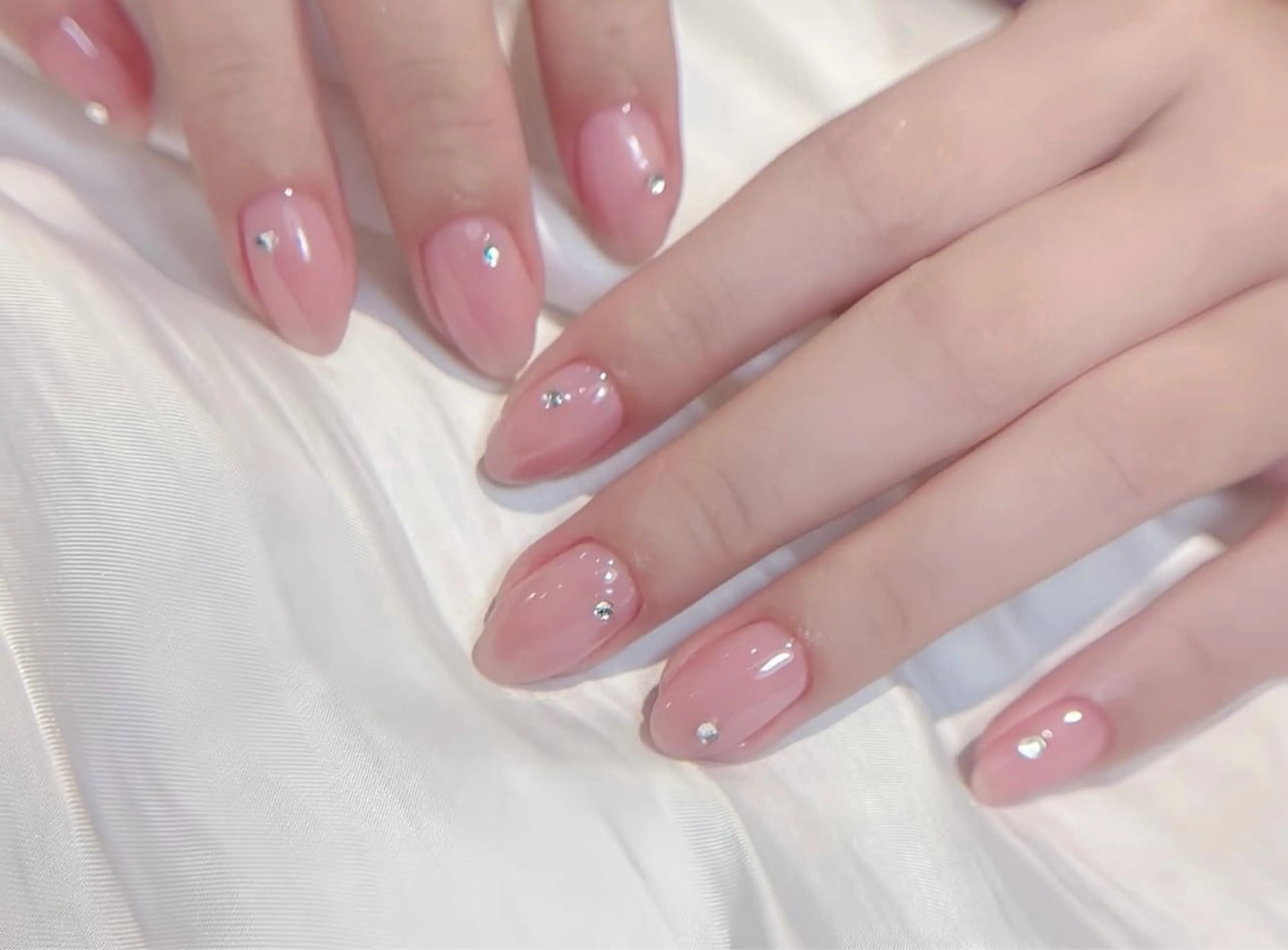 ネイル ワンカラーネイル ハンドネイル sora ❄️のネイルデザイン