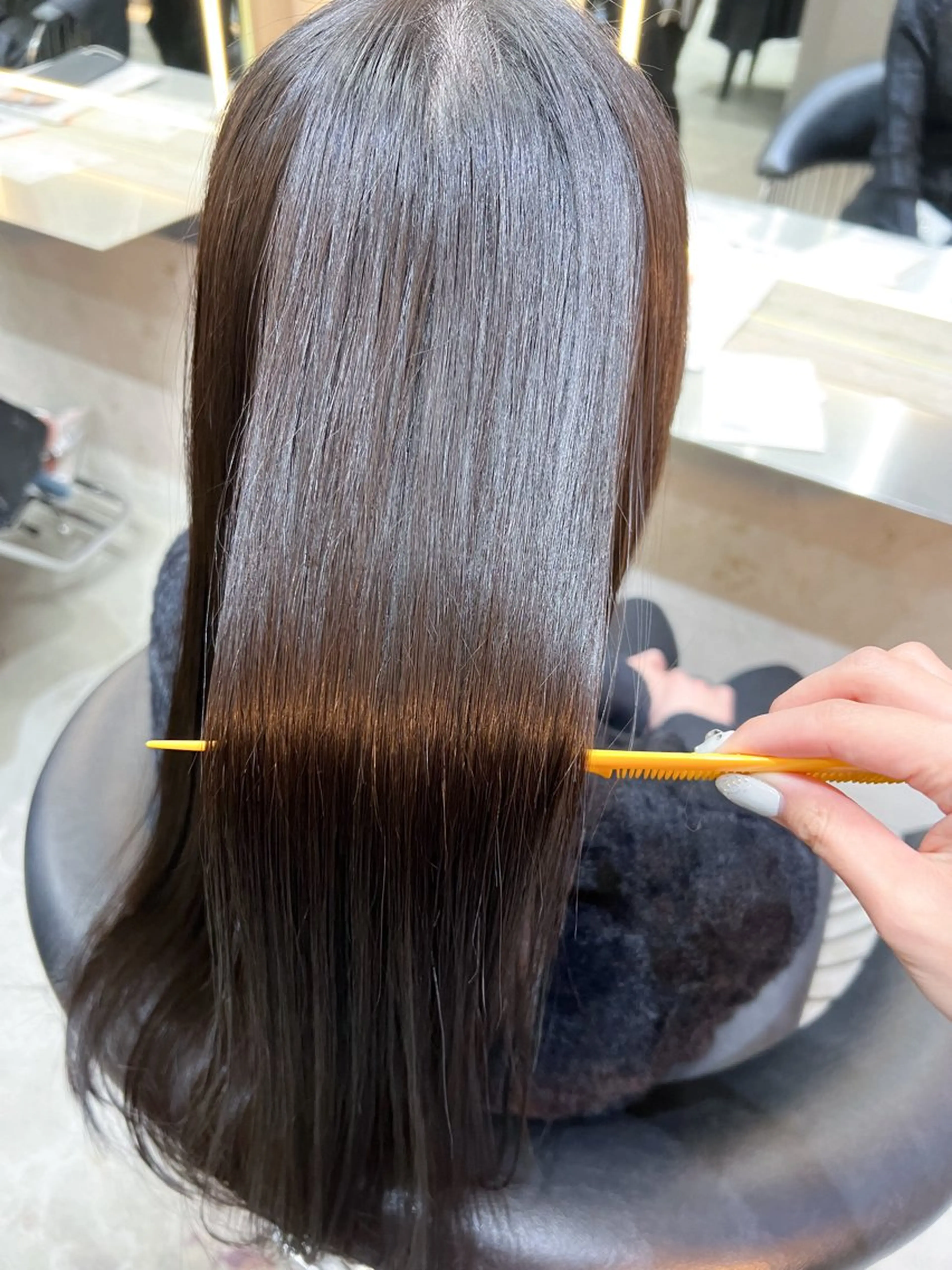 ロング カット ヘアカラー 縮毛矯正 トリートメント 髪質改善/ボブ/ レイヤー❣️yuiのヘアスタイル