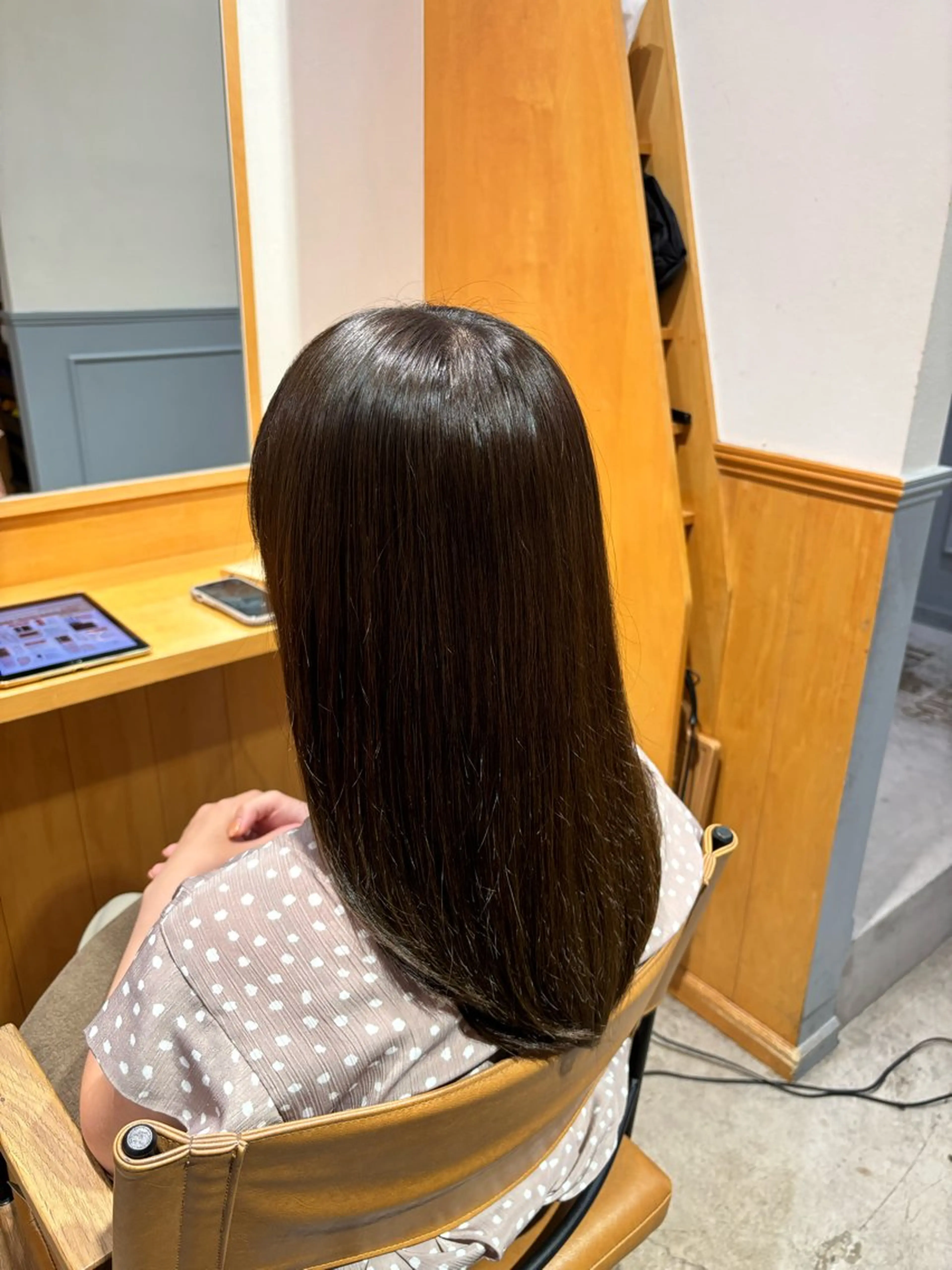 セミロング カット ヘアカラー トリートメント 【Amphi Tokyo】宮原のヘアスタイル